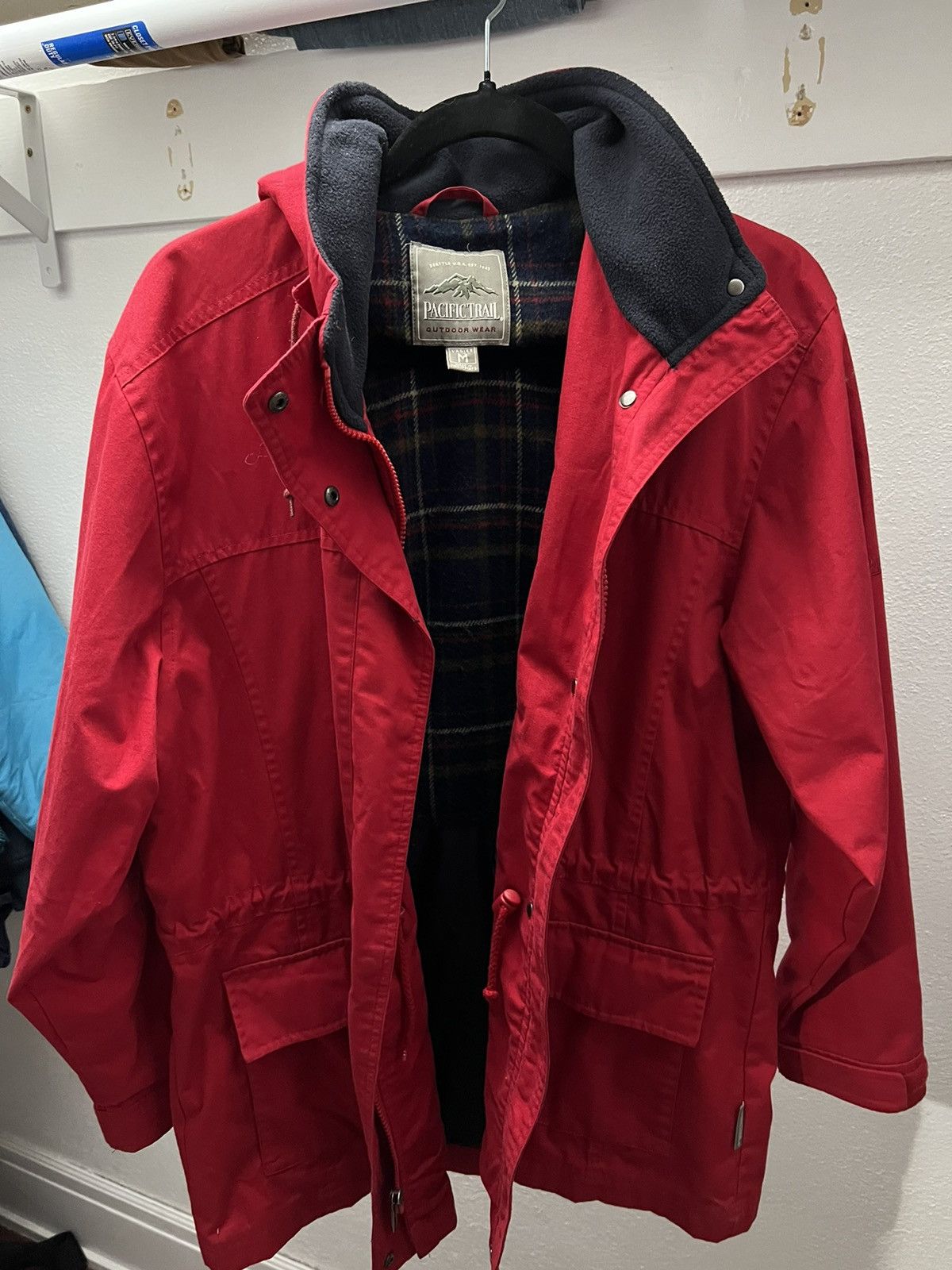 Red Rain Jacket Pacific Trail Outerwear