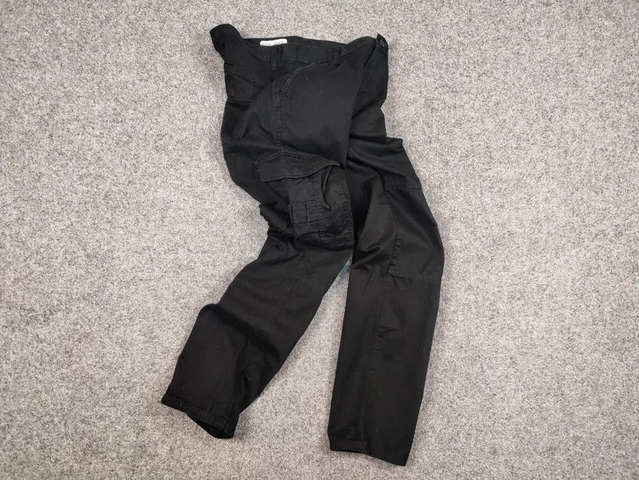 Japanese Brand Vintage 90's Cargo Pants Travis Scott Japan Black Hype Size US 32 / EU 48 - 8 Thumbnail
