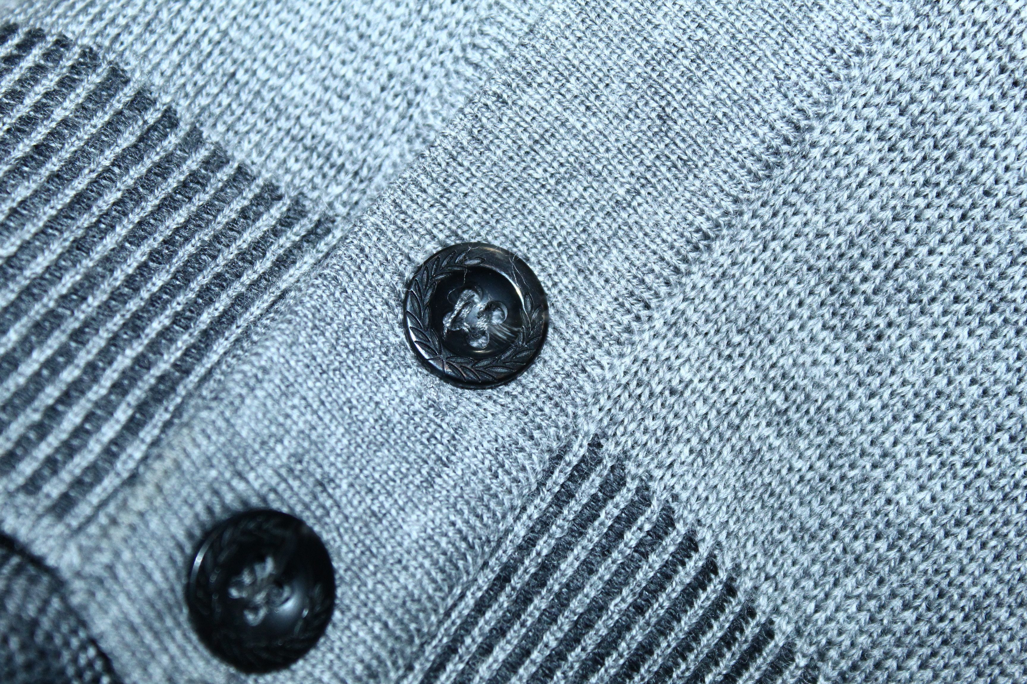 Fred Perry Fred Perry Reissue Textured Stripe Cardigan only for japan Size US M / EU 48-50 / 2 - 8 Thumbnail