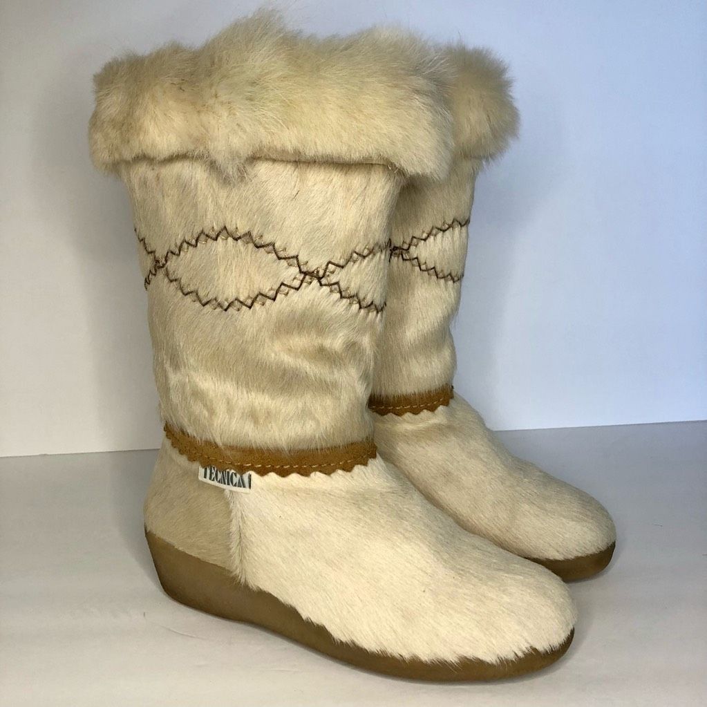 Tecnic Tecnica Womens 6.5 EU 37 Winter After Ski Fur Boots Ivory | Grailed