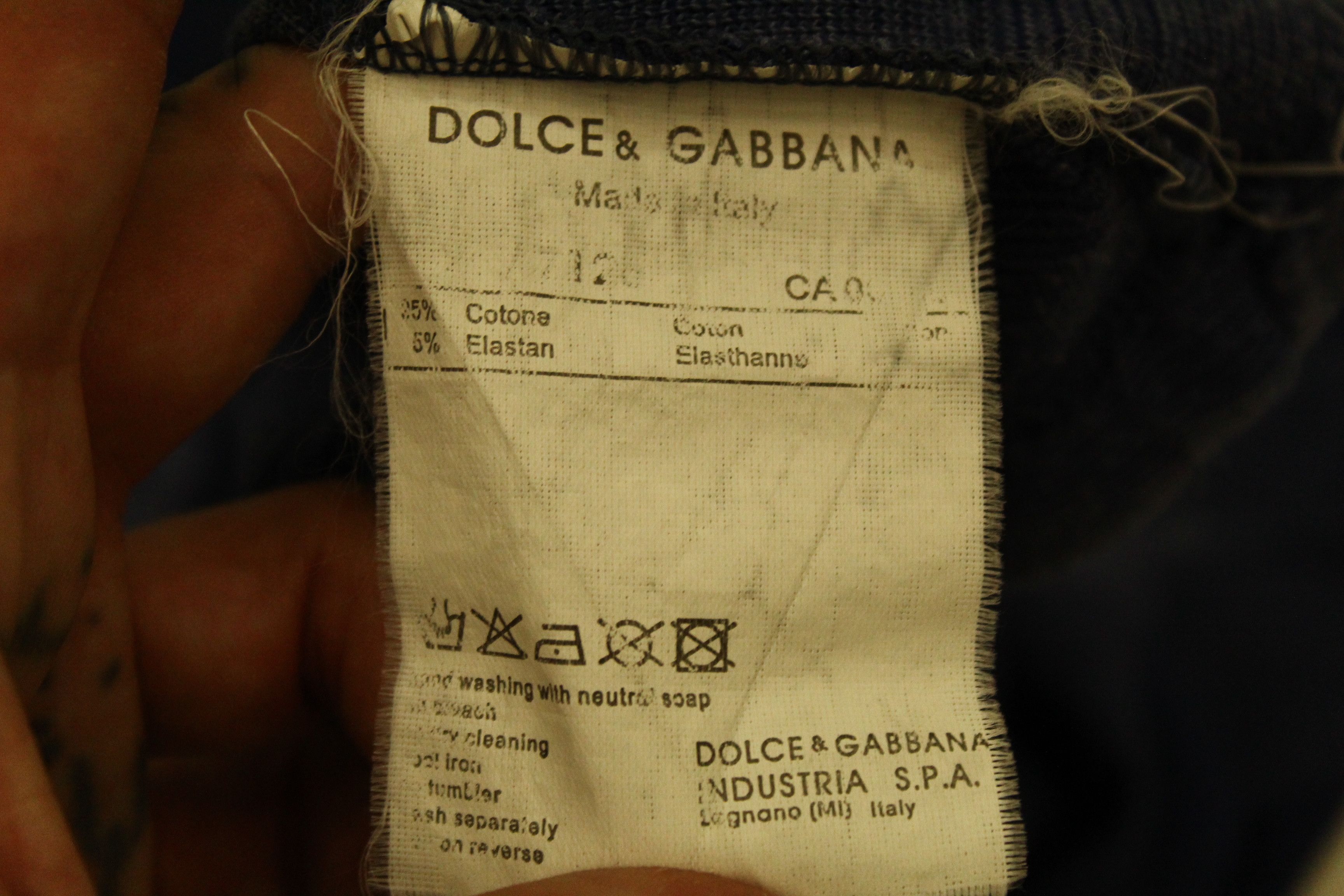 Dolce & Gabbana Vtg Dolce & Gabbana Colorblock Camo Stretch Cotton Jumper Size US M / EU 48-50 / 2 - 3 Thumbnail