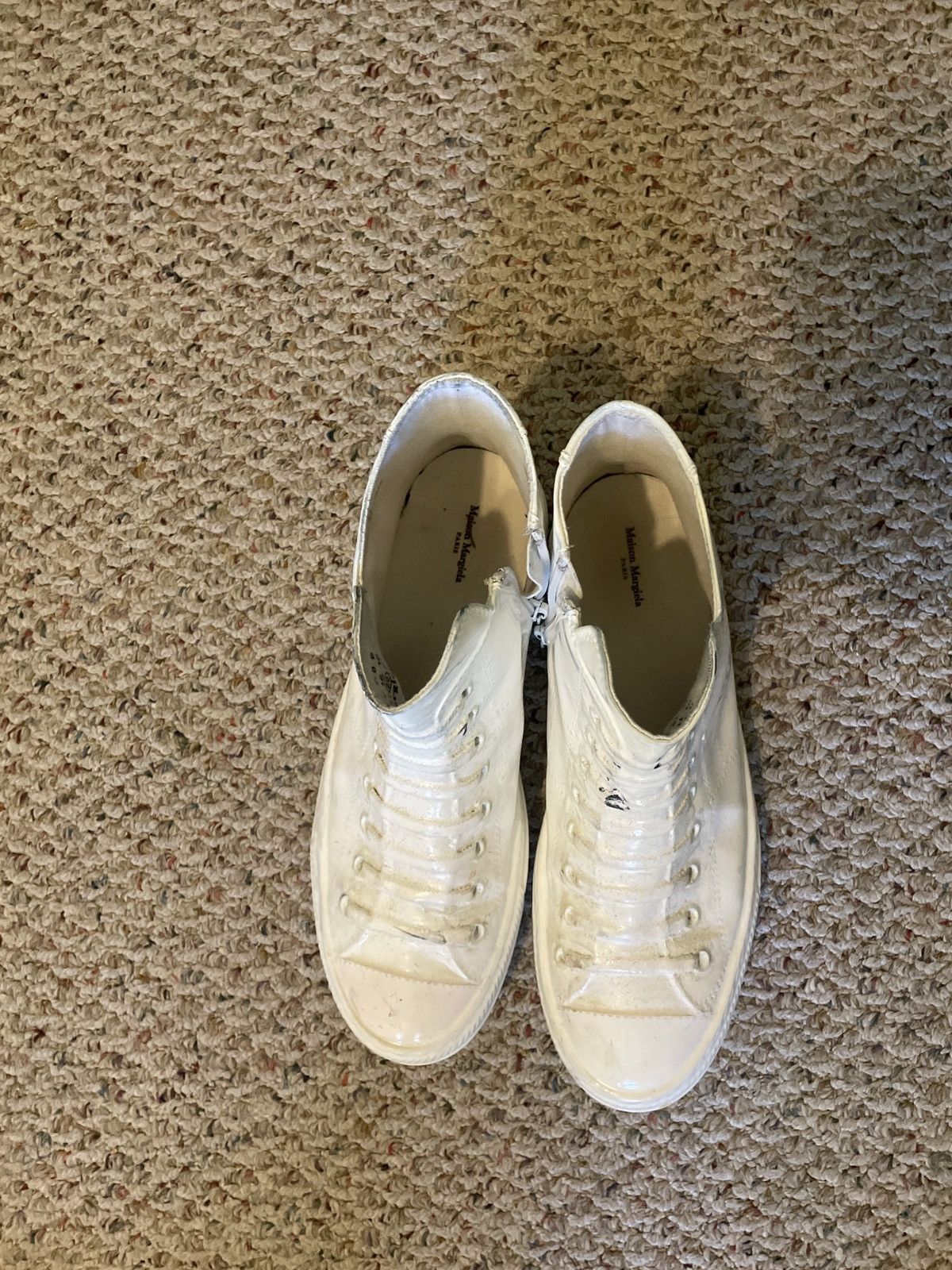 Maison Margiela Margiela Replica Plastic Casing High-Top Sneakers Size US 8 / EU 41 - 6 Thumbnail