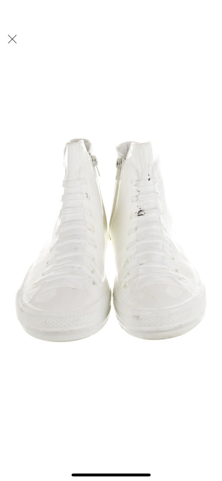 Maison Margiela Margiela Replica Plastic Casing High-Top Sneakers Size US 8 / EU 41 - 1 Thumbnail