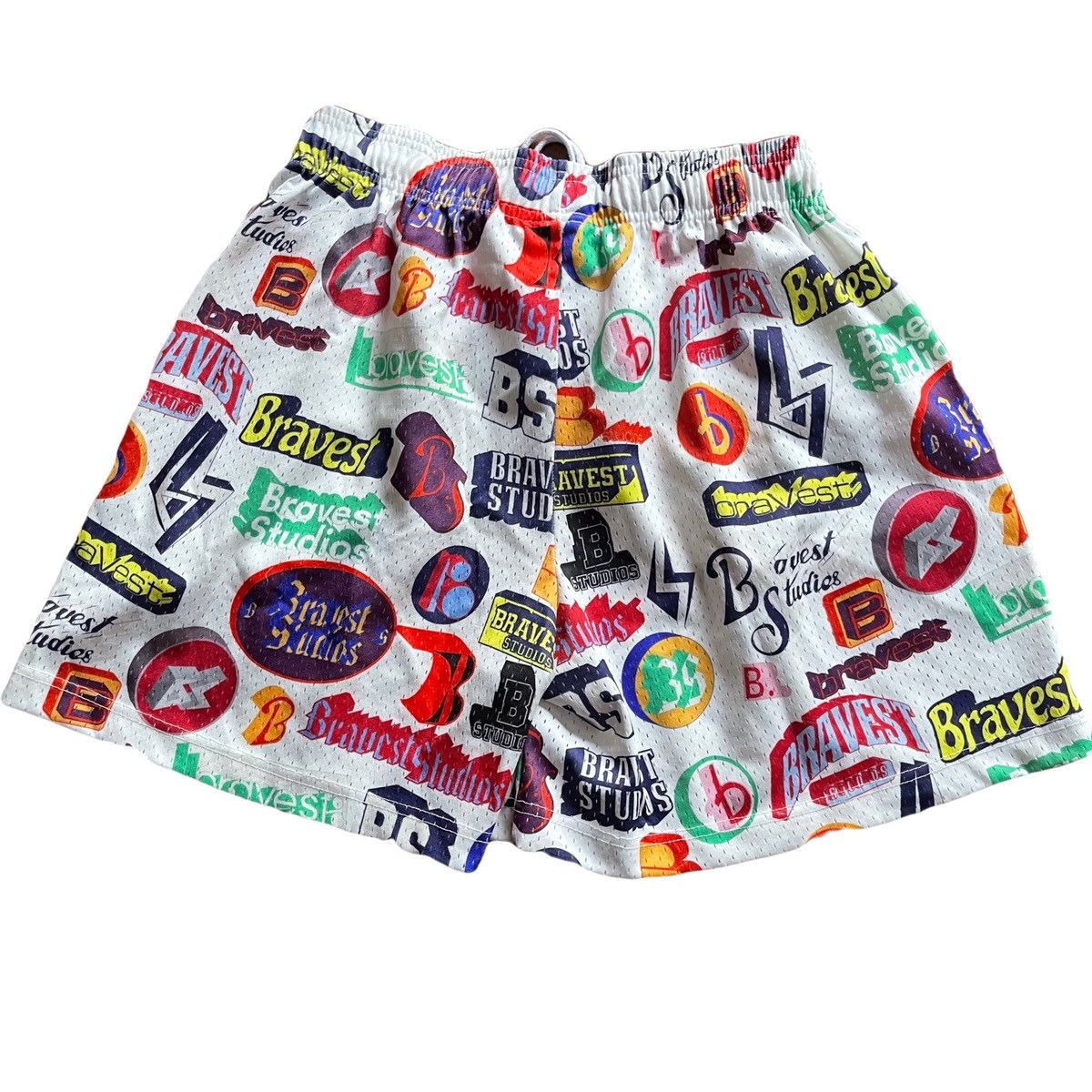 Bravest Studios Bravest Studios x Hysteric Glamour SS21 White Logo Shorts Size US 36 / EU 52 - 3 Thumbnail