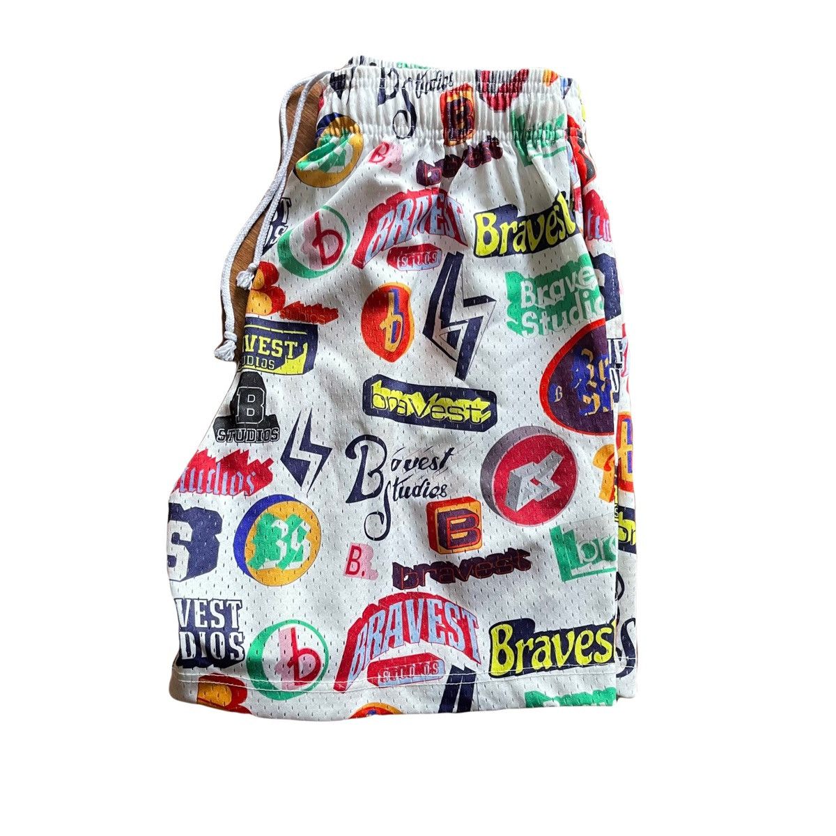 Bravest Studios Bravest Studios x Hysteric Glamour SS21 White Logo Shorts Size US 36 / EU 52 - 4 Thumbnail