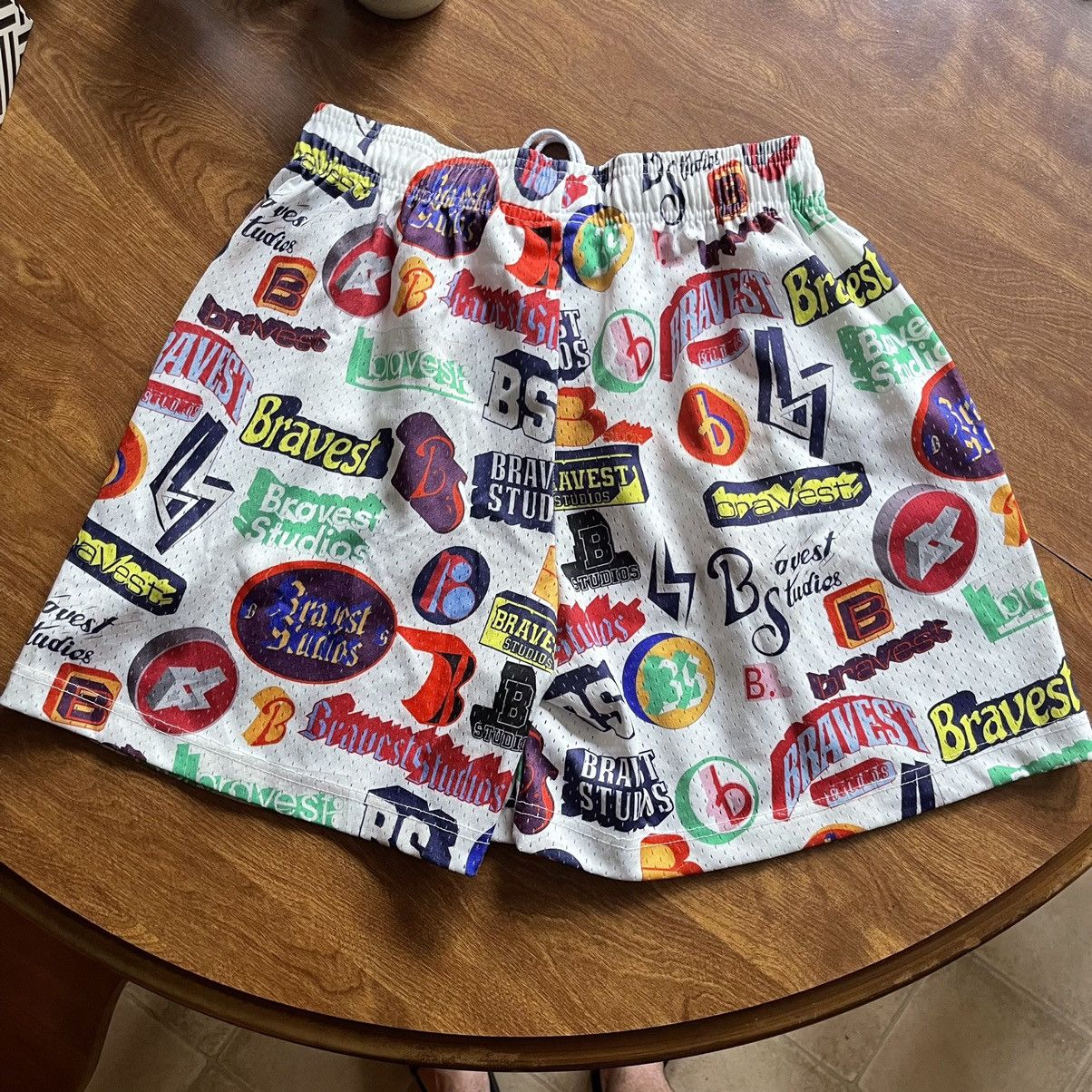 Bravest Studios Bravest Studios x Hysteric Glamour SS21 White Logo Shorts Size US 36 / EU 52 - 7 Thumbnail