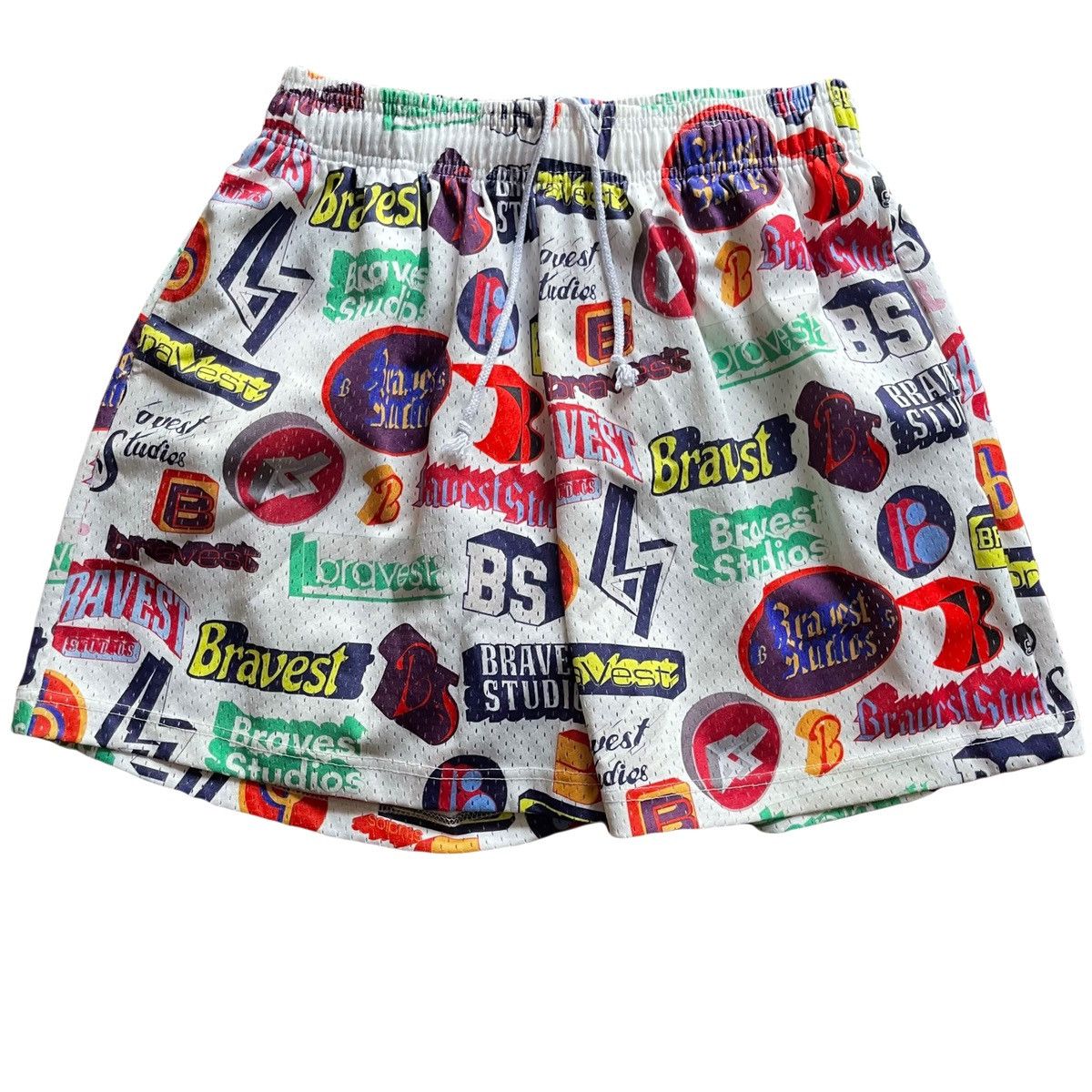 Bravest Studios Bravest Studios x Hysteric Glamour SS21 White Logo Shorts Size US 36 / EU 52 - 2 Thumbnail