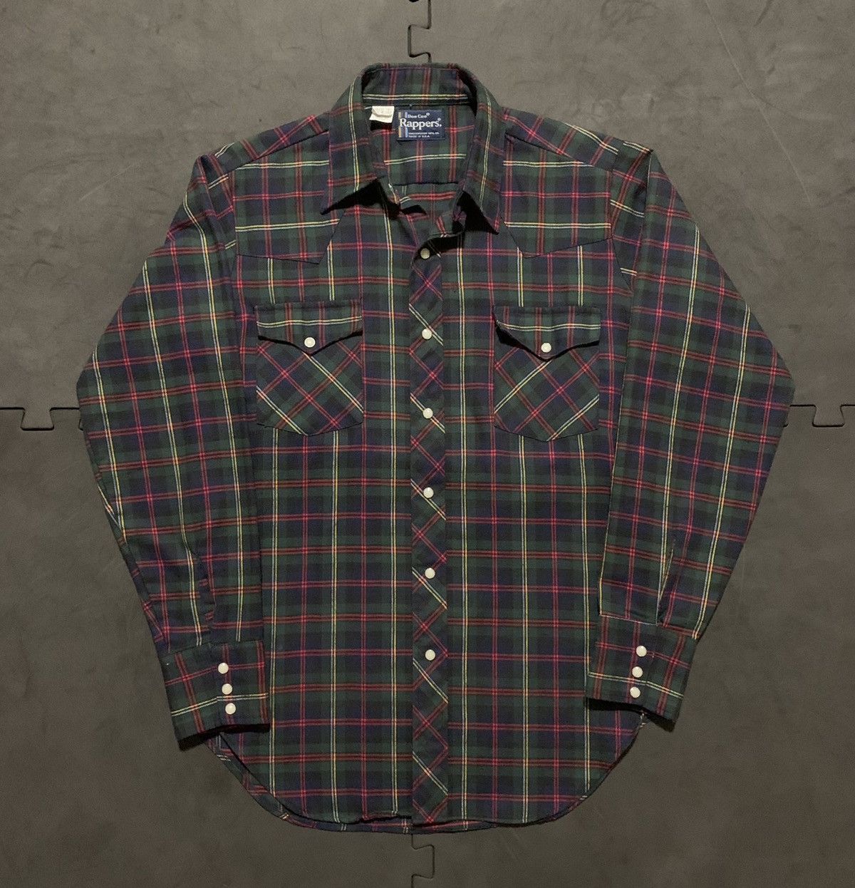 Flannel × Streetwear × Vintage Vintage 1980s Dee Cee Rappers Pearl Snap ...