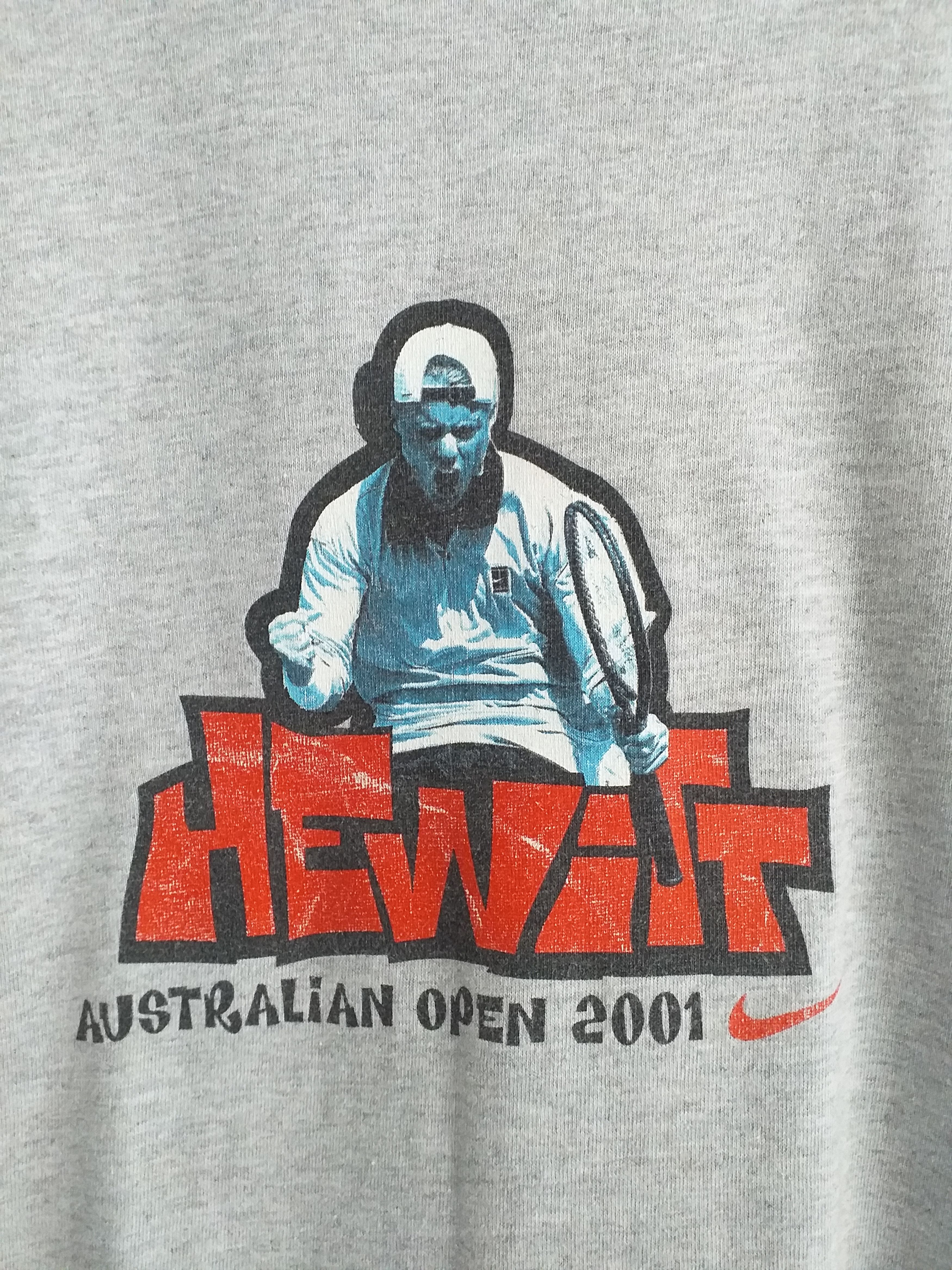 Nike Vintage Nike Hewitt Australian Open 2001 T Shirt Size US M / EU 48-50 / 2 - 4 Thumbnail