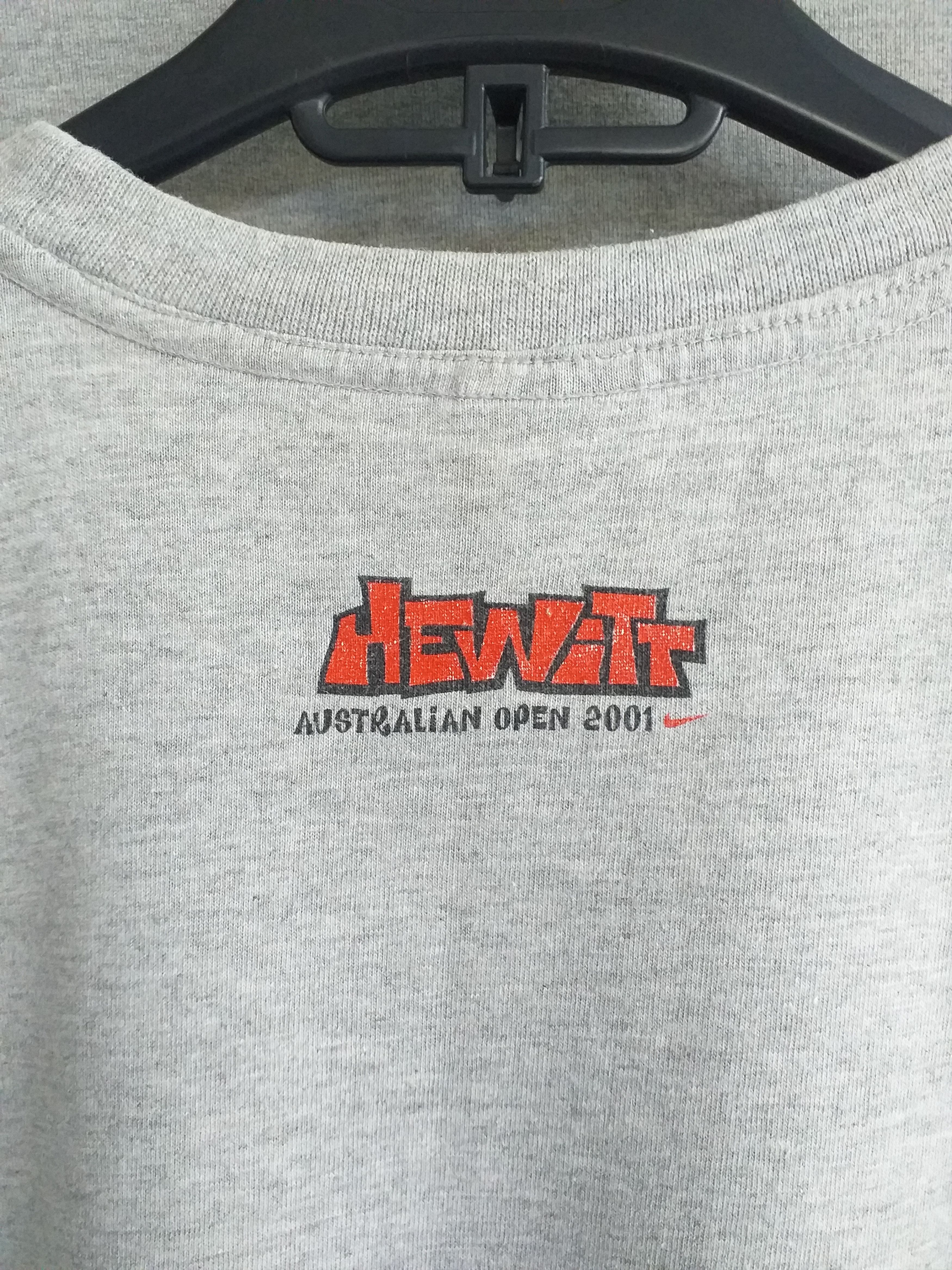 Nike Vintage Nike Hewitt Australian Open 2001 T Shirt Size US M / EU 48-50 / 2 - 3 Thumbnail