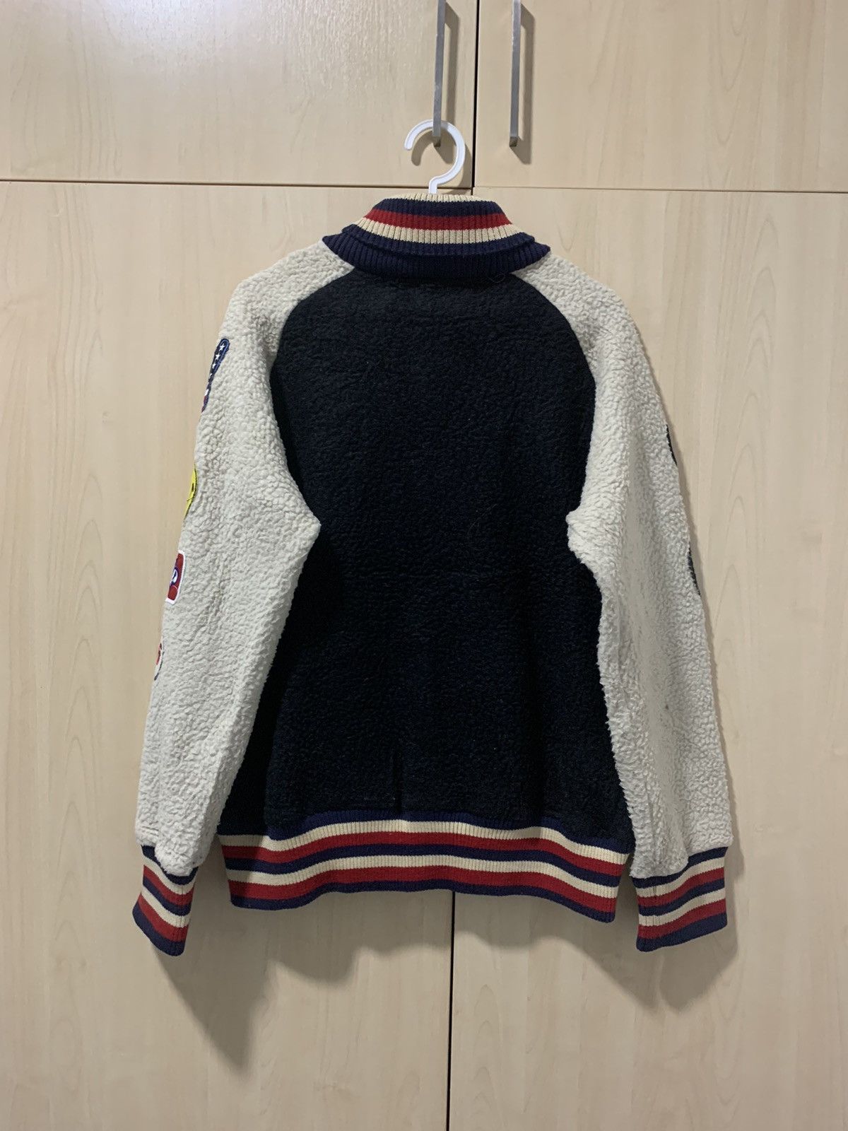 Japanese Brand Tora co ltd sweater varsity fleece patched jacket Size US M / EU 48-50 / 2 - 6 Thumbnail