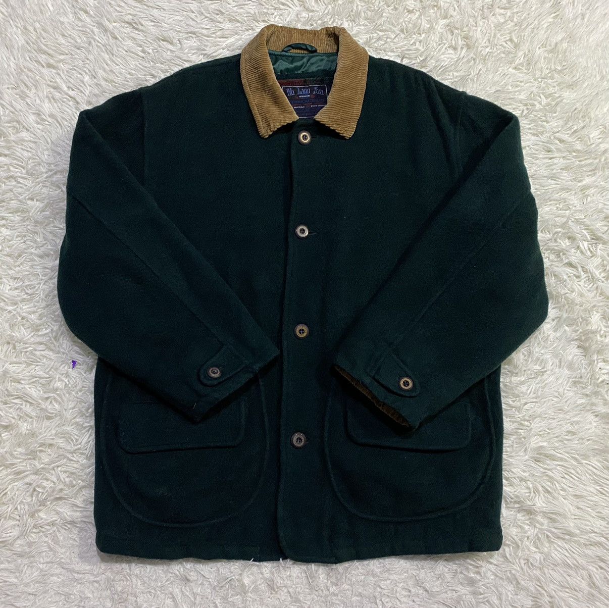 Japanese Brand × Vintage Vintage Milagosta Technical Wear Quilted Wool Blend Jacket Size US L / EU 52-54 / 3 - 3 Thumbnail