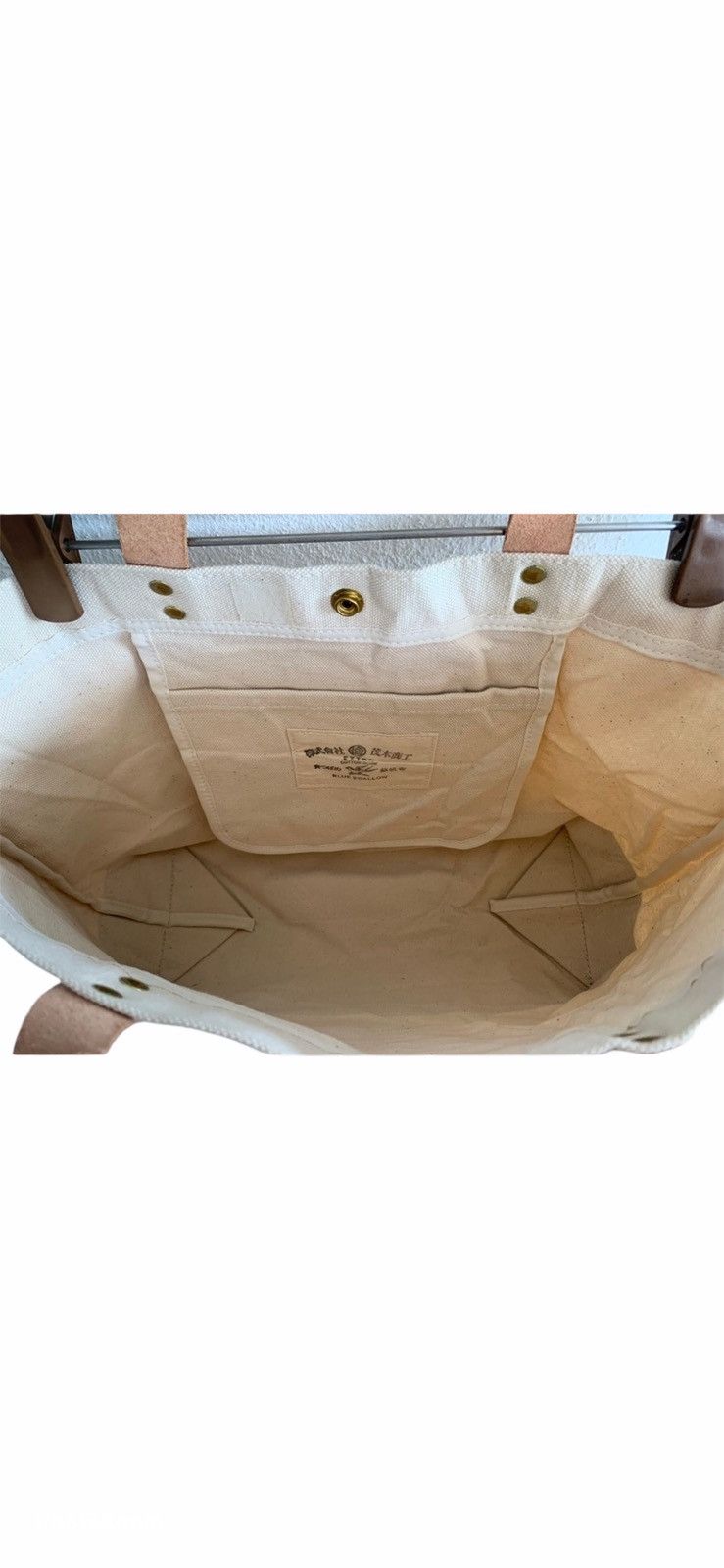Japanese Brand Blue Swallow Duck Canvas Tote Bag Size ONE SIZE - 6 Thumbnail