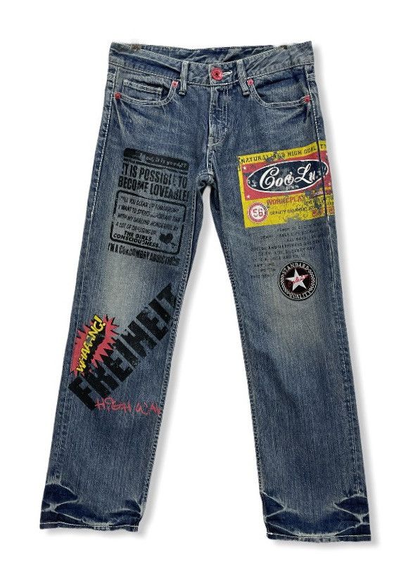 Japanese Brand 🔥90’s Legitimate Denim CO&LU Art Hysteric Glamour Style! Size US 30 / EU 46 - 1 Thumbnail