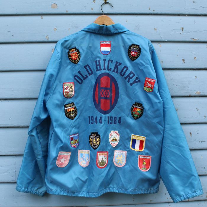 Vintage Vintage 80s Military Souvenir Patch Jacket Windbreaker Grailed