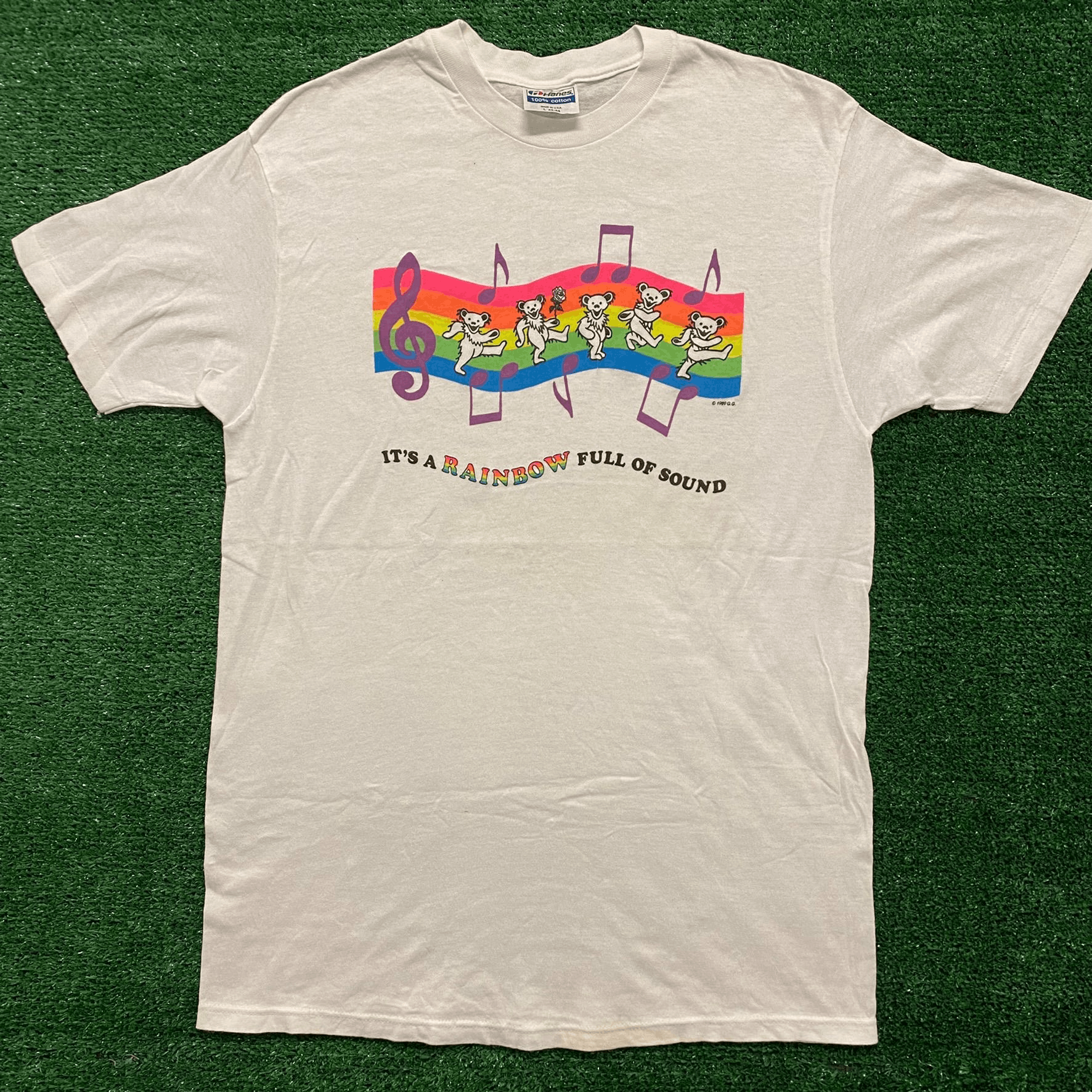 Band Tees Grateful Dead Rainbow Vintage 90s Band T-Shirt Size US M / EU 48-50 / 2 - 1 Thumbnail
