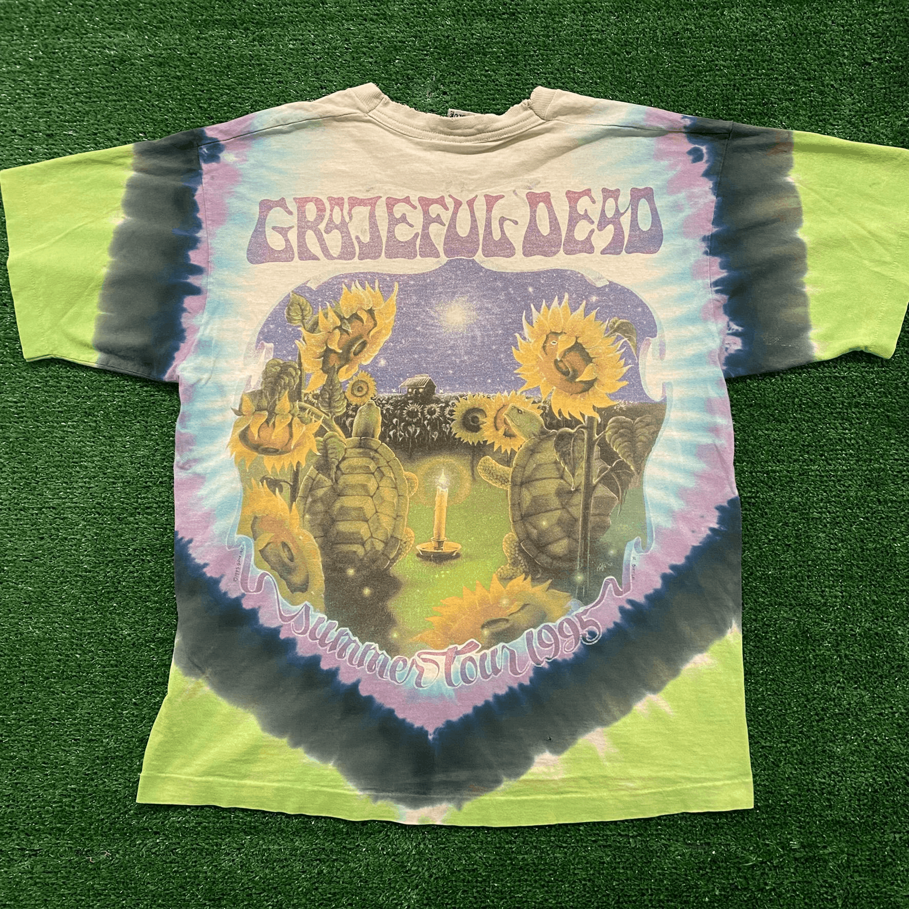 Grateful Dead Grateful Dead Summer Tour 1995 Vintage 90s T-Shirt Size US L / EU 52-54 / 3 - 4 Thumbnail
