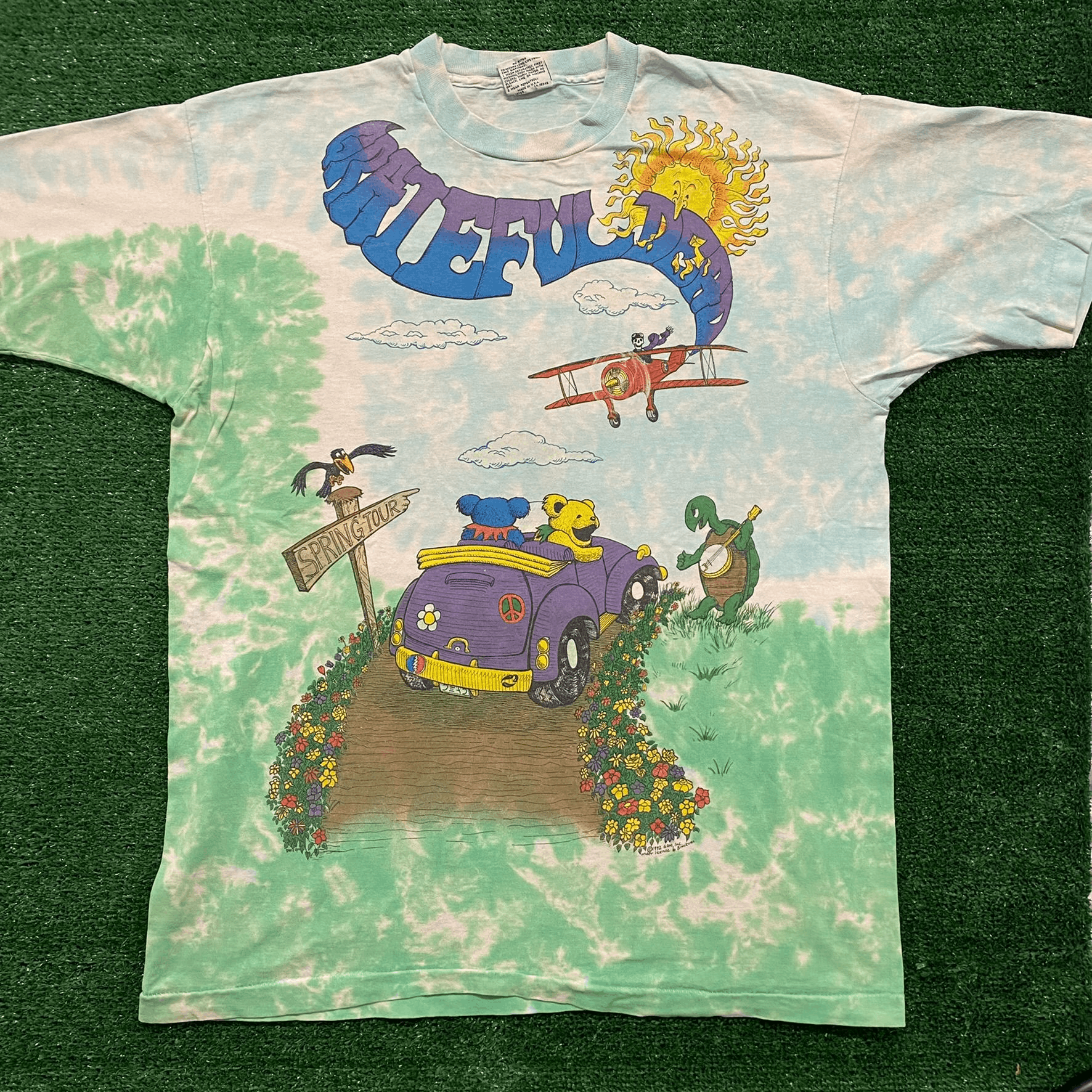 Grateful Dead Grateful Dead Spring Vintage 90s Band T-Shirt Size US XL / EU 56 / 4 - 1 Thumbnail