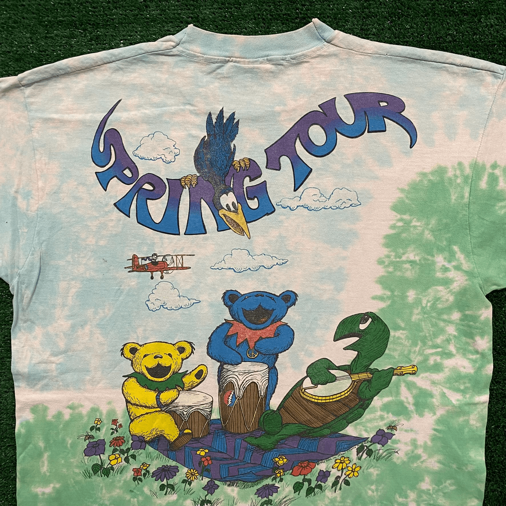 Grateful Dead Grateful Dead Spring Vintage 90s Band T-Shirt Size US XL / EU 56 / 4 - 5 Thumbnail