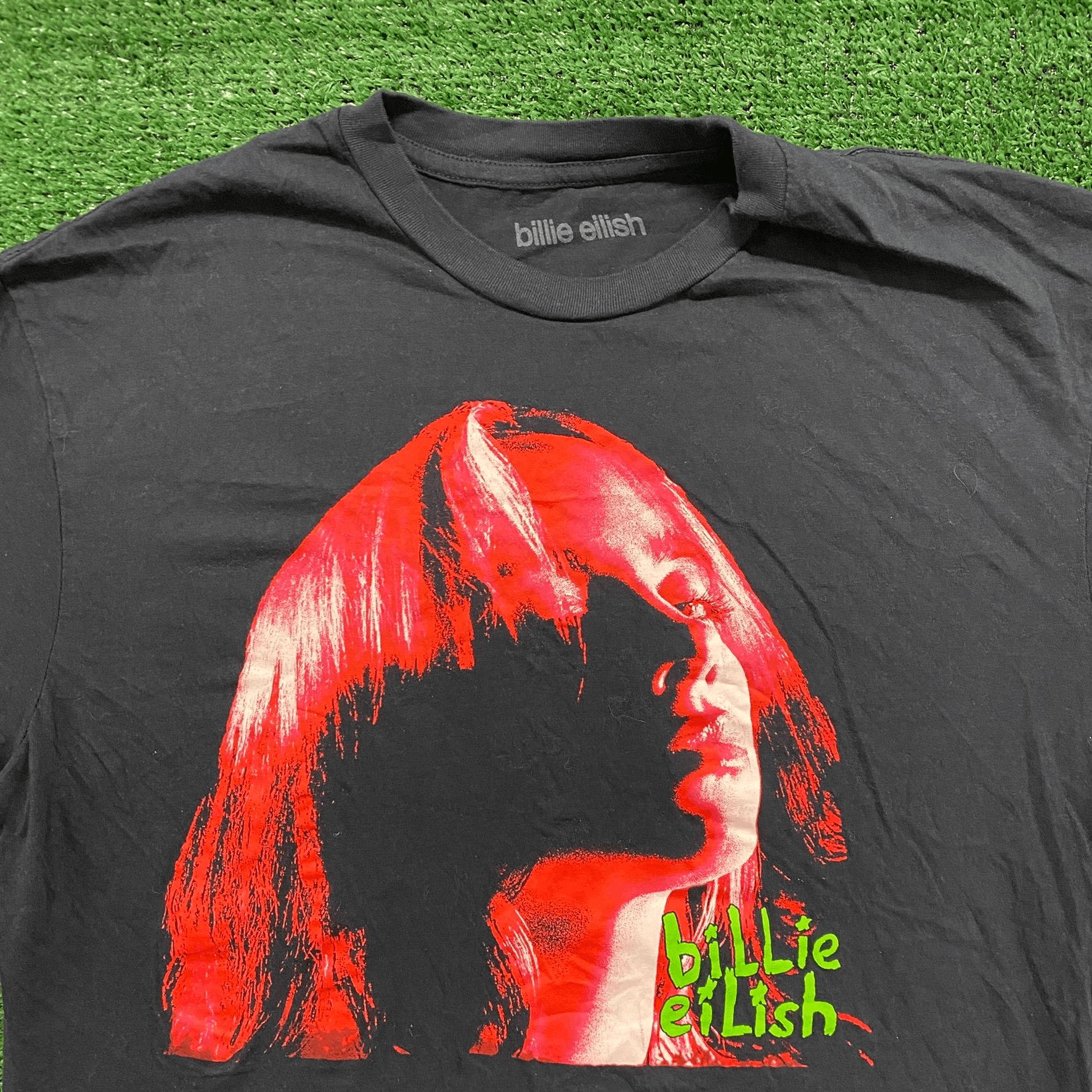 Band Tees Billie Eilish Music Band T-Shirt Size US L / EU 52-54 / 3 - 2 Thumbnail