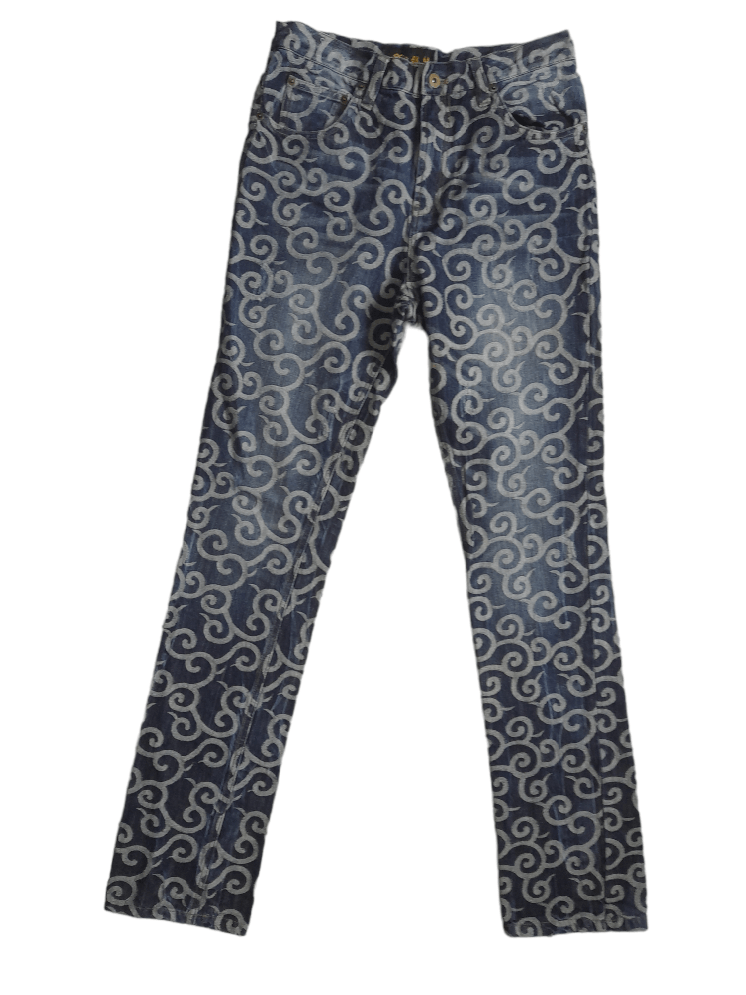 Japanese Brand Japan Art Denim Designer (E406) Size US 28 / EU 44 - 4 Thumbnail