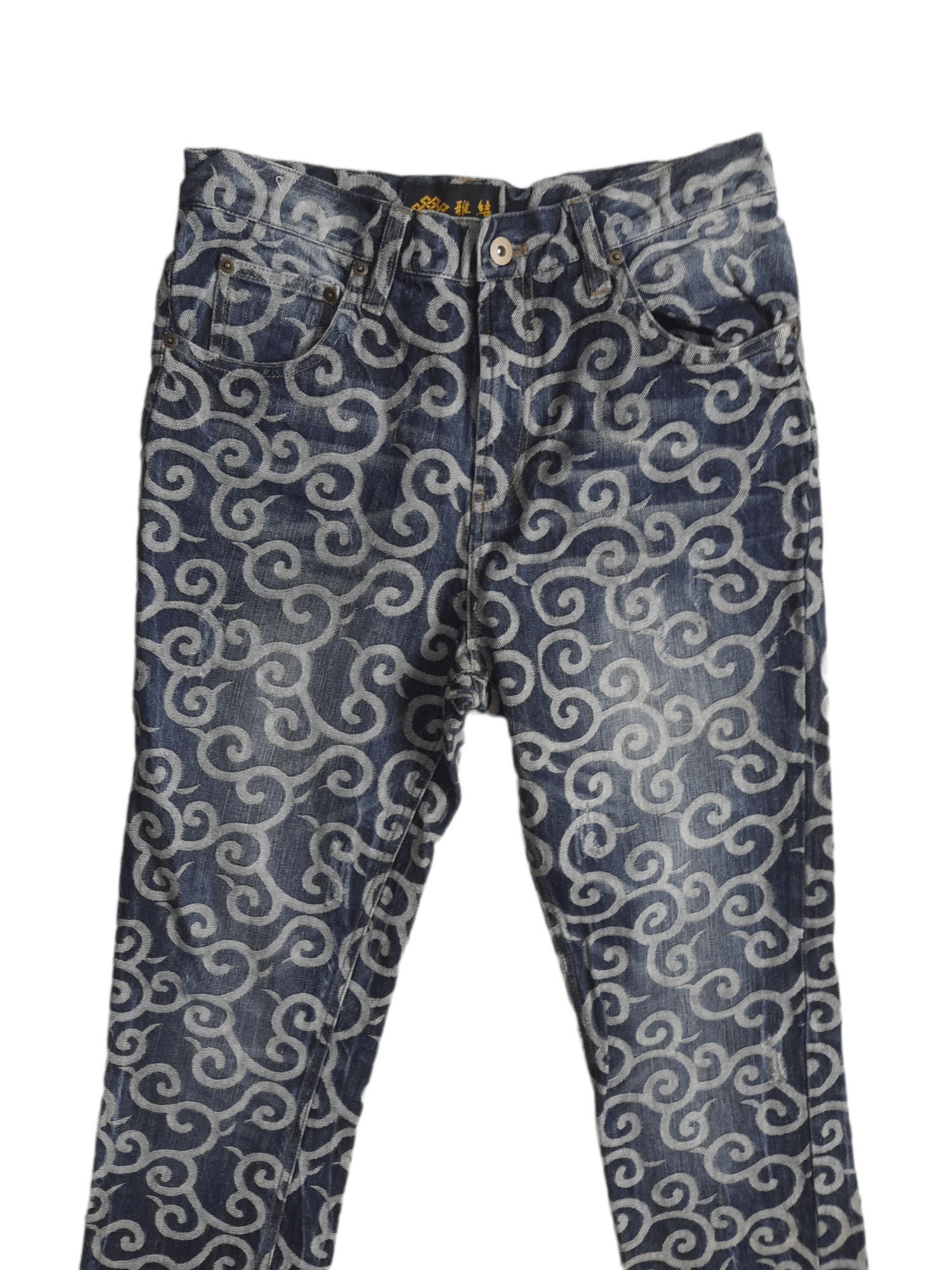 Japanese Brand Japan Art Denim Designer (E406) Size US 28 / EU 44 - 5 Thumbnail
