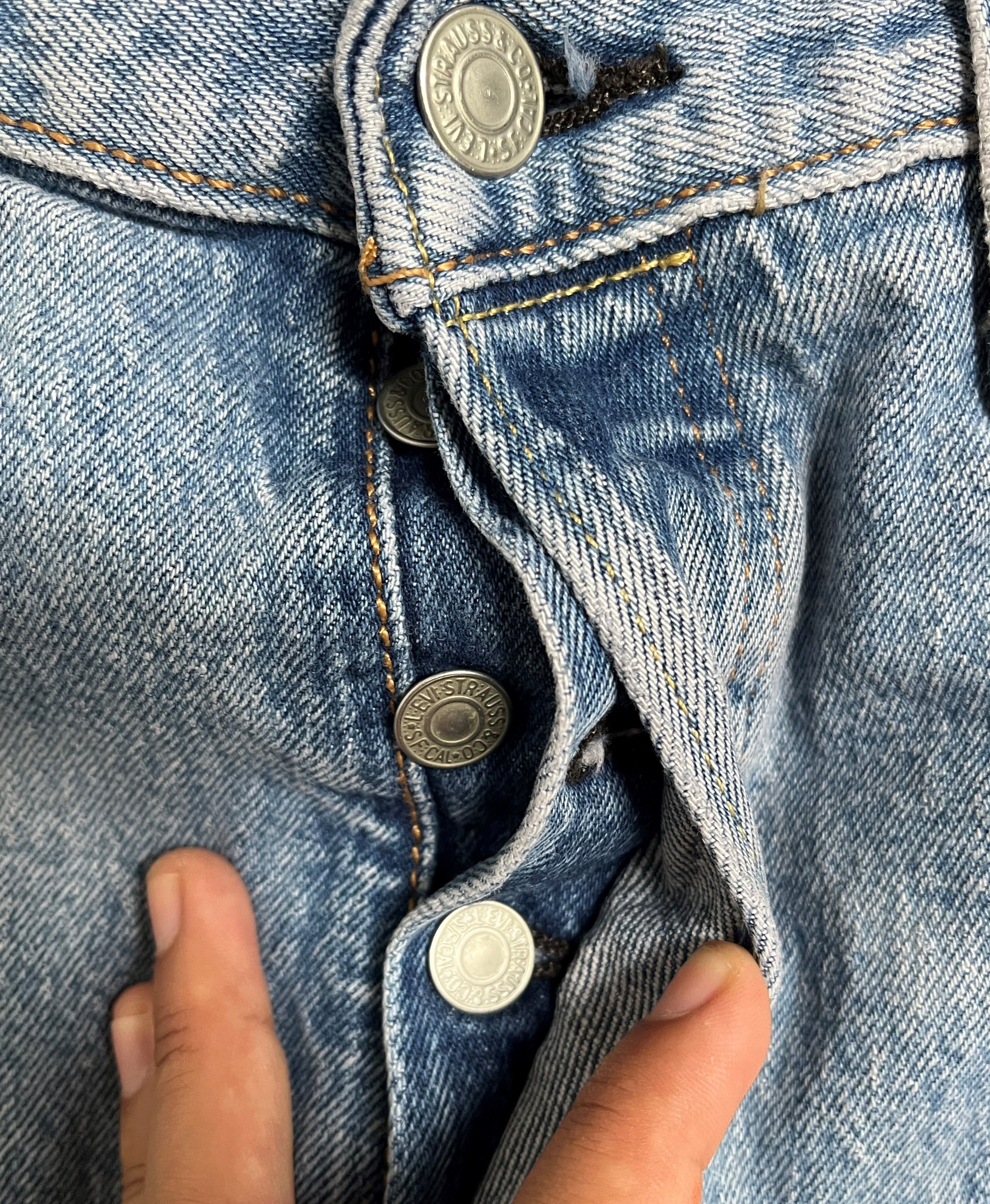 Levi's × Vintage Vintage Levis 501 Distressed Denim Jeans L113 Size US 30 / EU 46 - 4 Thumbnail