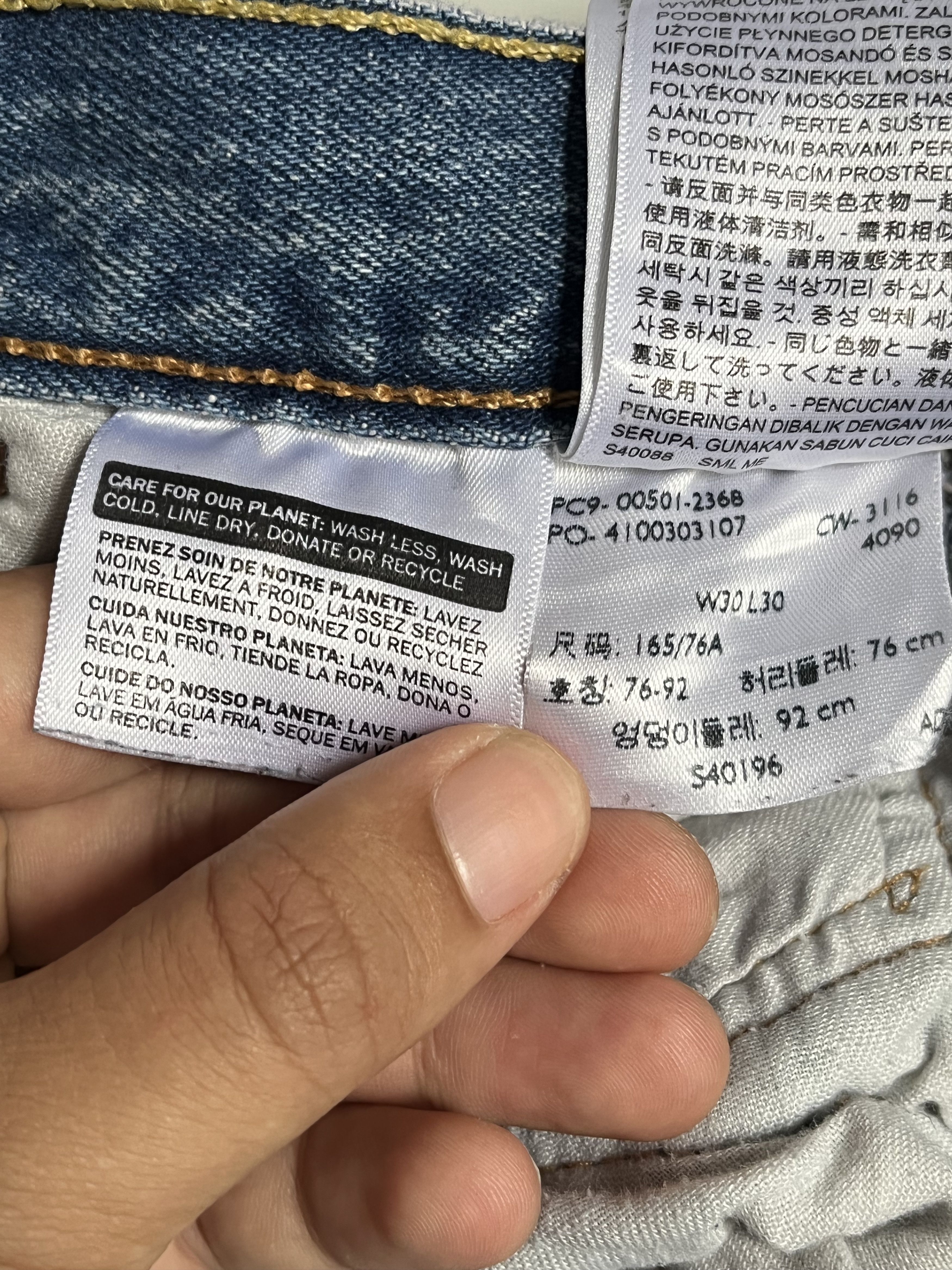 Levi's × Vintage Vintage Levis 501 Distressed Denim Jeans L113 Size US 30 / EU 46 - 9 Thumbnail
