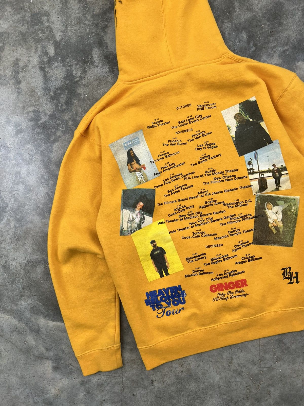 Brockhampton Brockhampton Heaven Belongs To You Hoodie Yellow Medium Size US M / EU 48-50 / 2 - 2 Thumbnail