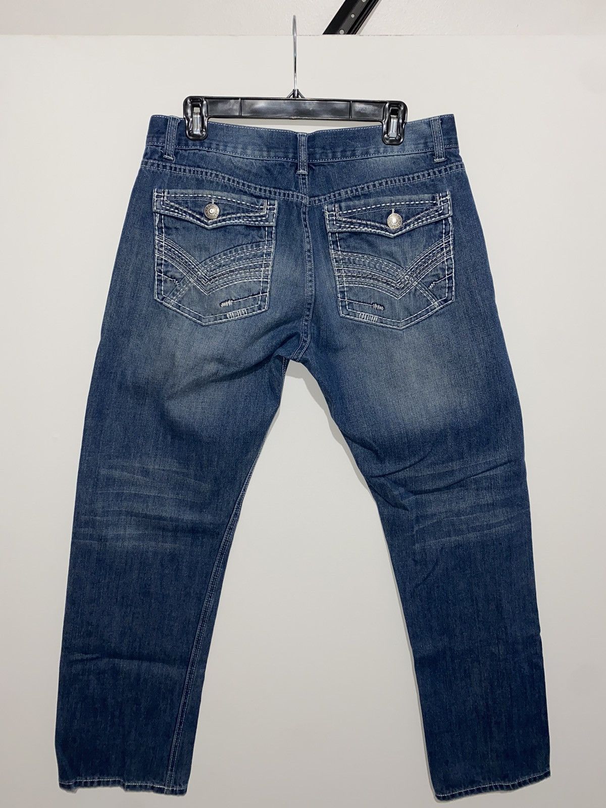 Vintage Vintage wide leg denim jeans Size US 32 / EU 48 - 4 Thumbnail