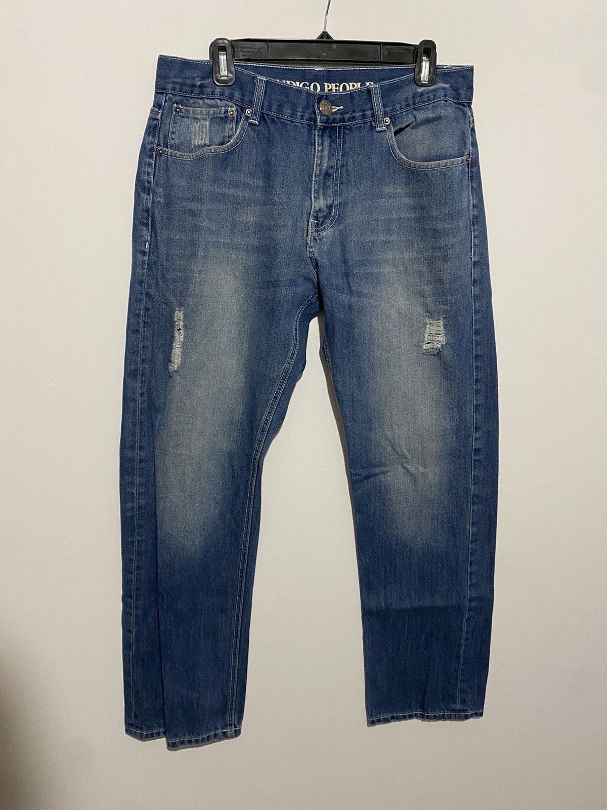 Vintage Vintage wide leg denim jeans Size US 32 / EU 48 - 1 Thumbnail