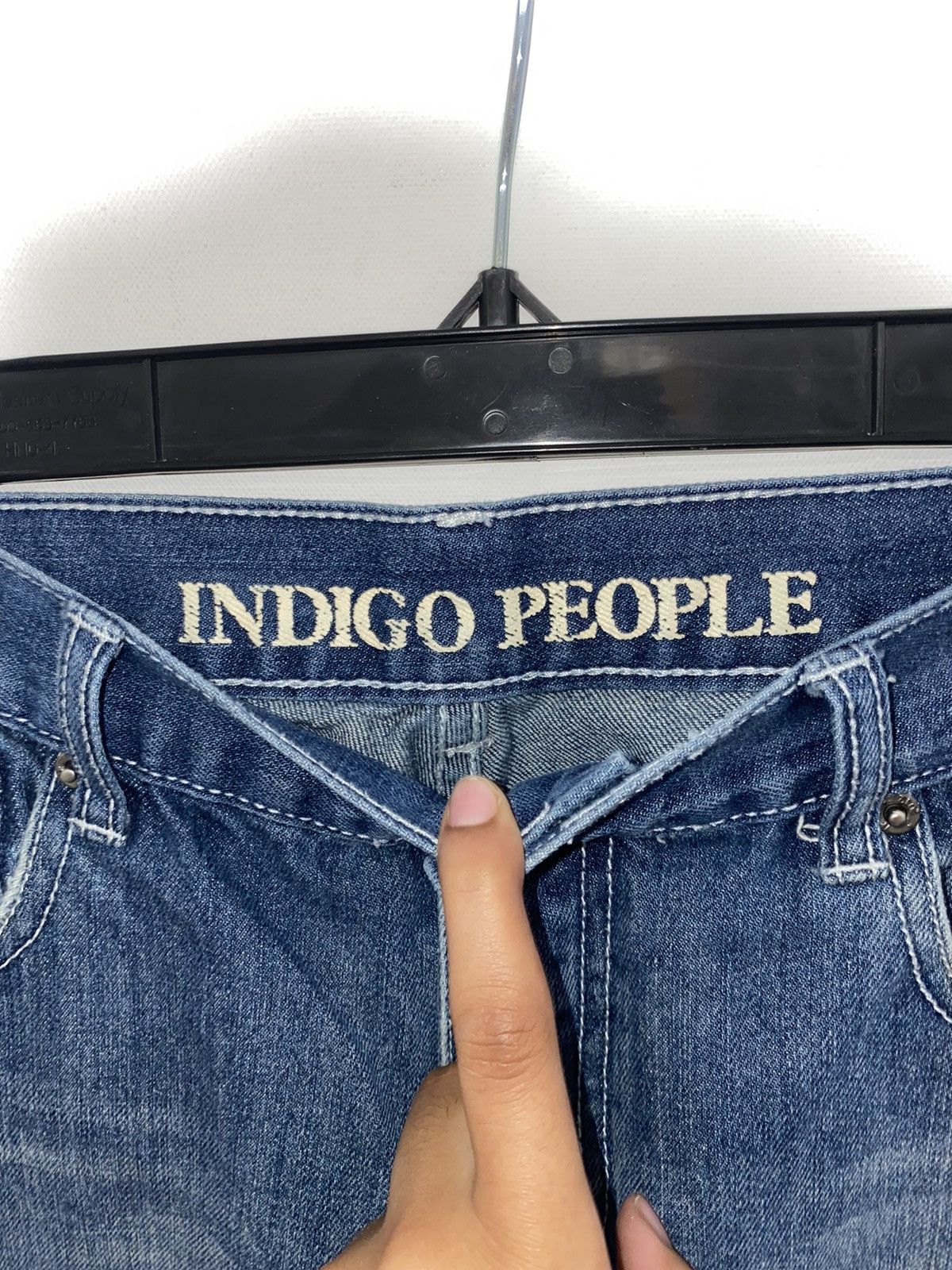 Vintage Vintage wide leg denim jeans Size US 32 / EU 48 - 9 Thumbnail