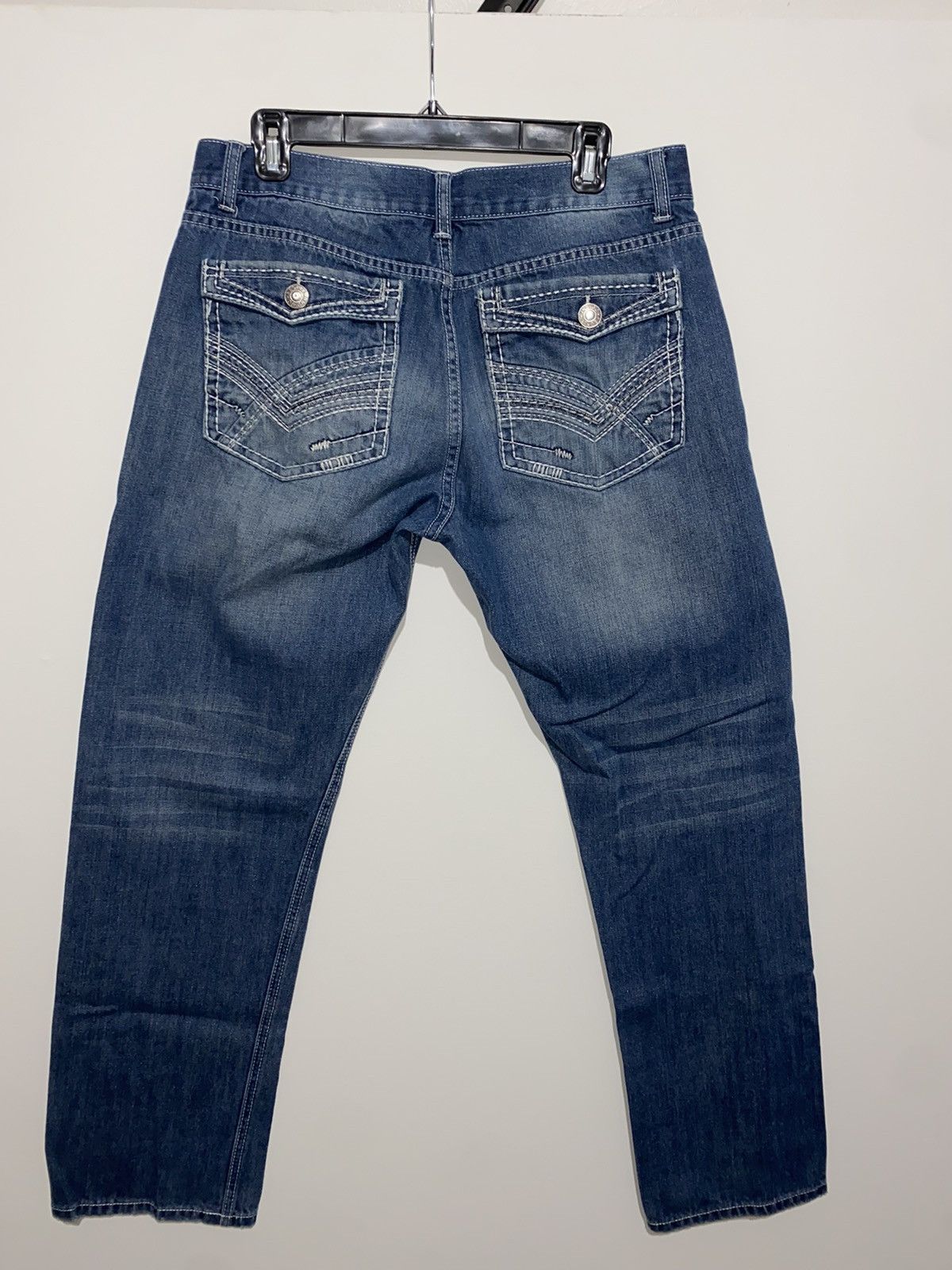 Vintage Vintage wide leg denim jeans Size US 32 / EU 48 - 2 Thumbnail