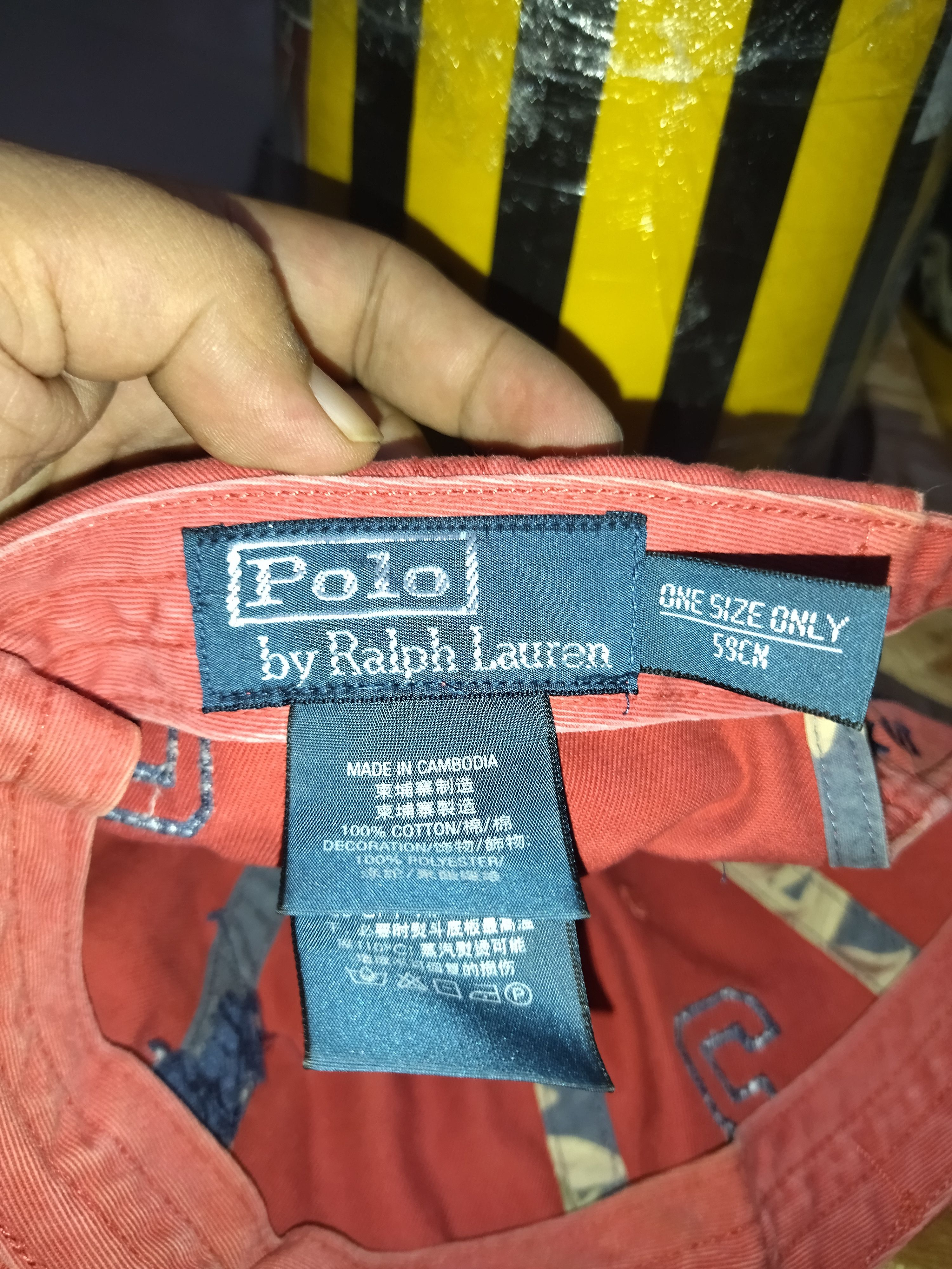 Polo Ralph Lauren × Vintage Vintage Polo Ralph Lauren Big Pony No 3 Cap/Hat Size ONE SIZE - 9 Thumbnail