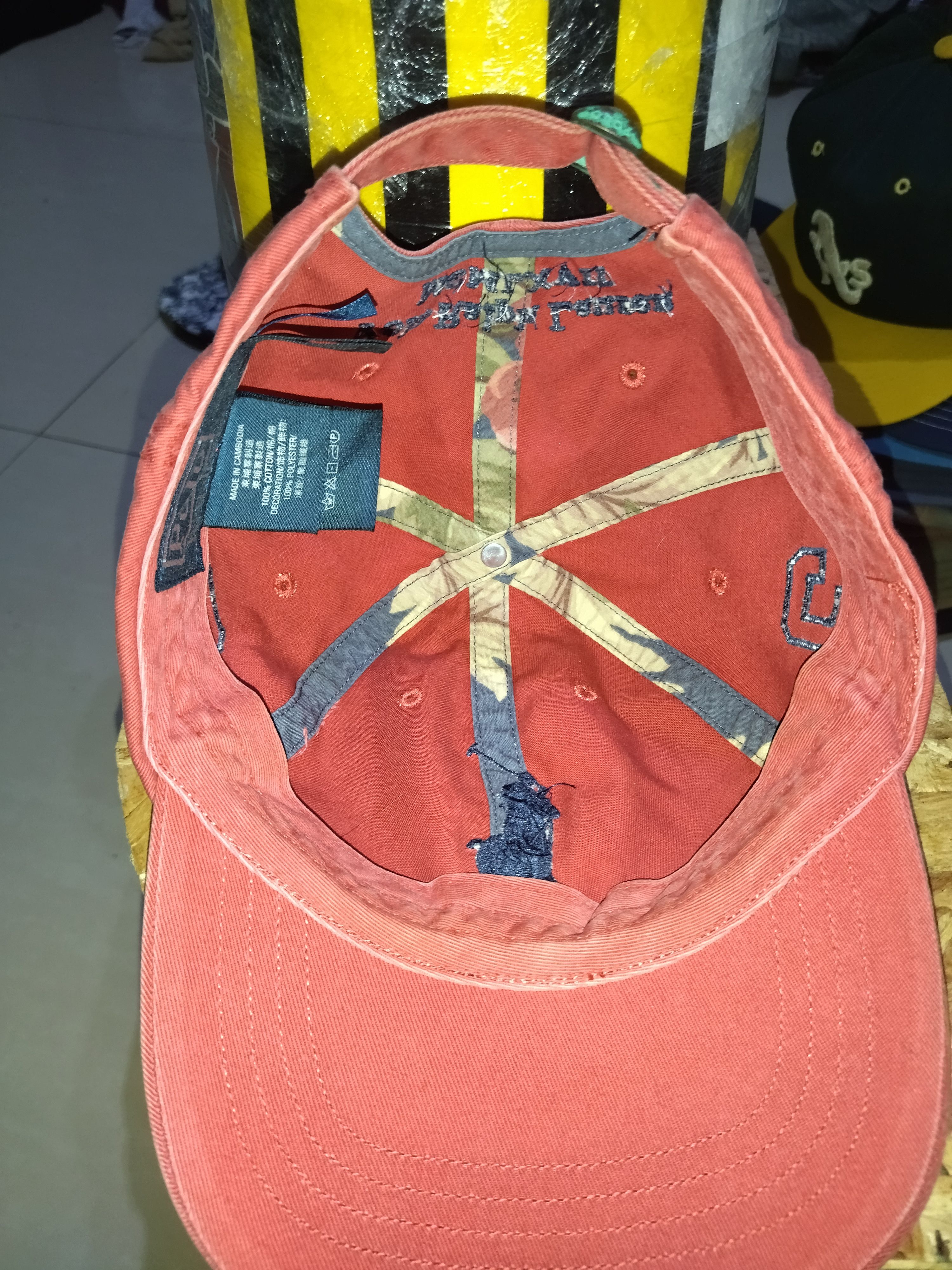 Polo Ralph Lauren × Vintage Vintage Polo Ralph Lauren Big Pony No 3 Cap/Hat Size ONE SIZE - 10 Thumbnail
