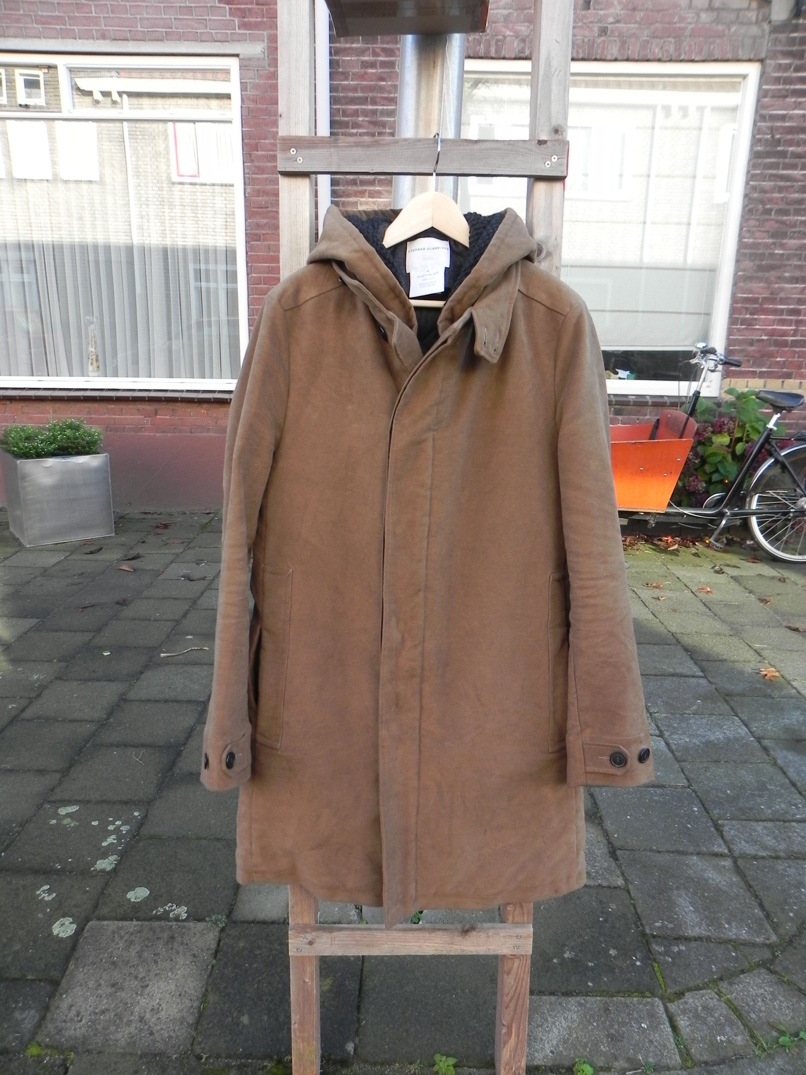 Hooded 'Merino' Coat