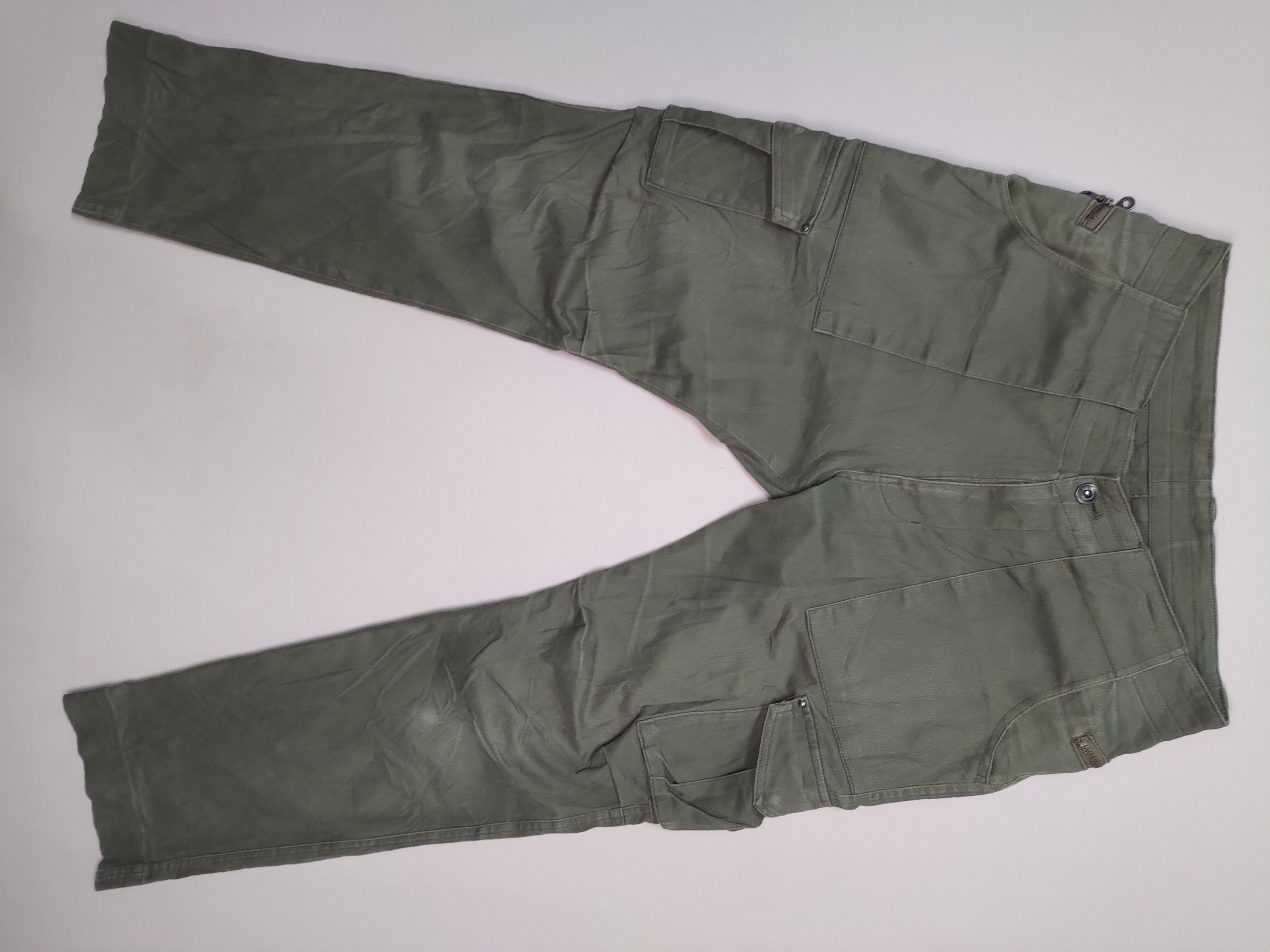 image of Workers Cargo Pants Tactical Multipocket in Olive Green, Men's (Size 32)