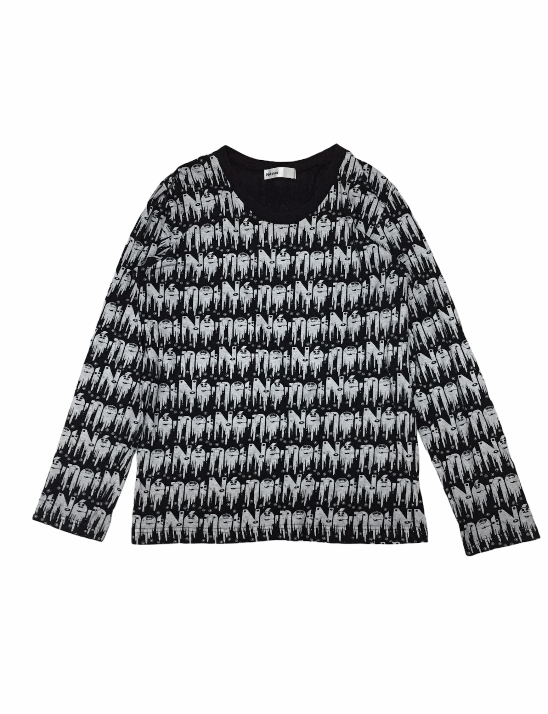 Ne-Net Ne-net by Issey Miyake monster allover print LS Size US S / EU 44-46 / 1 - 1 Thumbnail