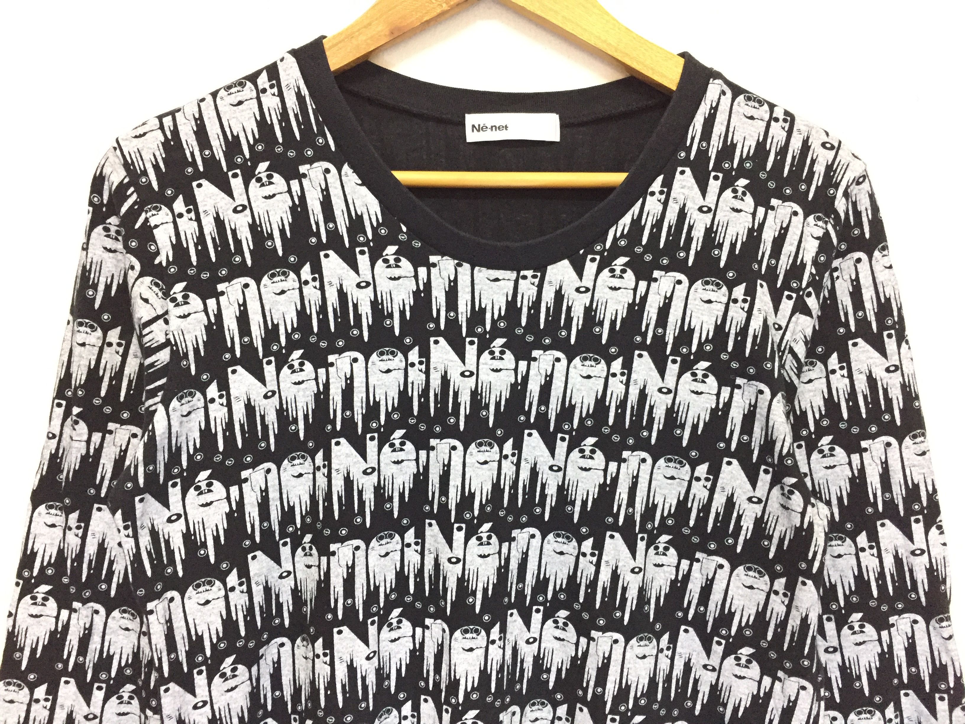 Ne-Net Ne-net by Issey Miyake monster allover print LS Size US S / EU 44-46 / 1 - 2 Thumbnail