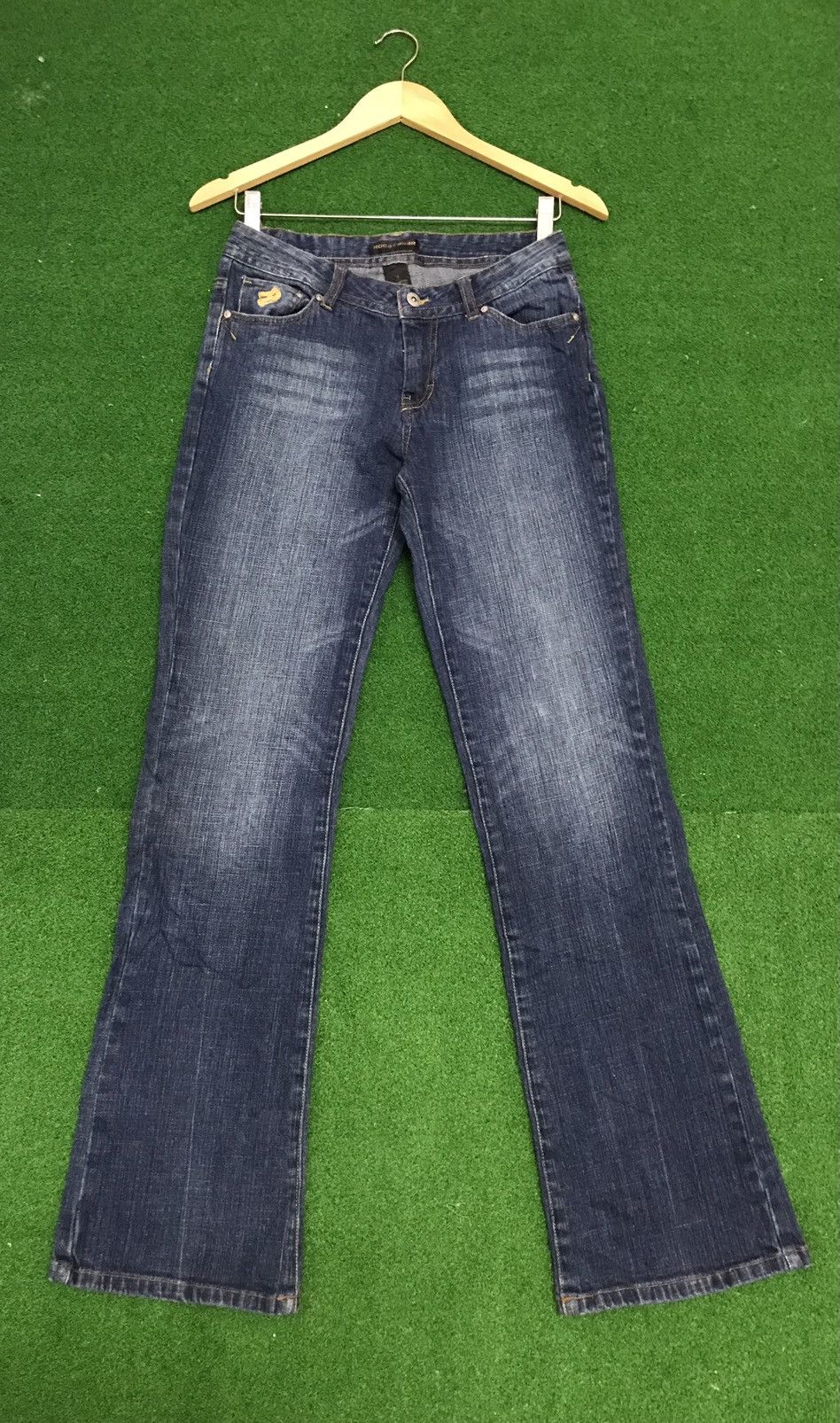 Rocawear 🪡Roca Wear Embroided Bootcut Denim Jeans Made in Italy Grailed