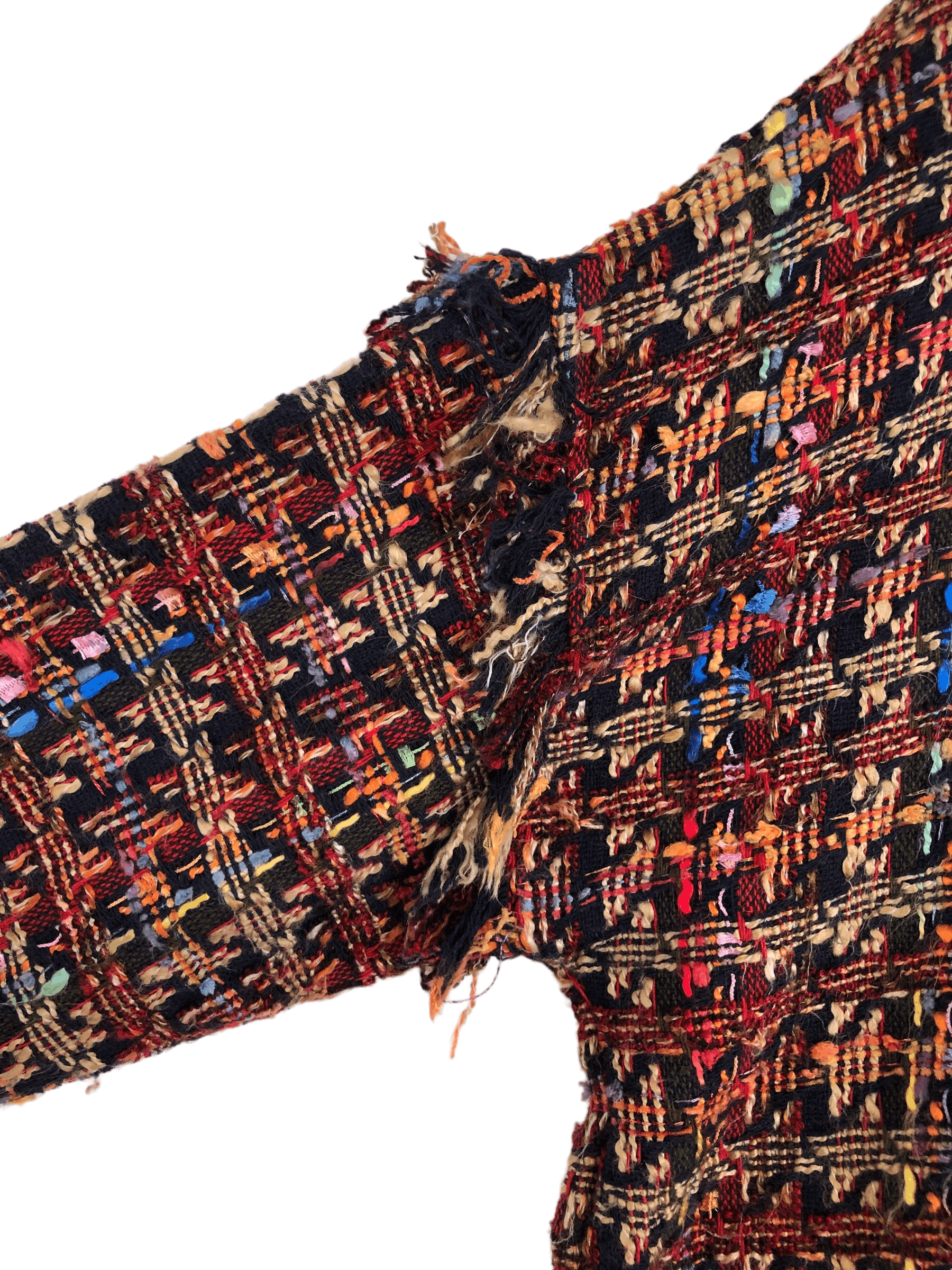 Zara ZARA TWEED TOP ACRYLIC PULLOVER KNIT CROPPED LOOSE Size L / US 10 / IT 46 - 6 Thumbnail