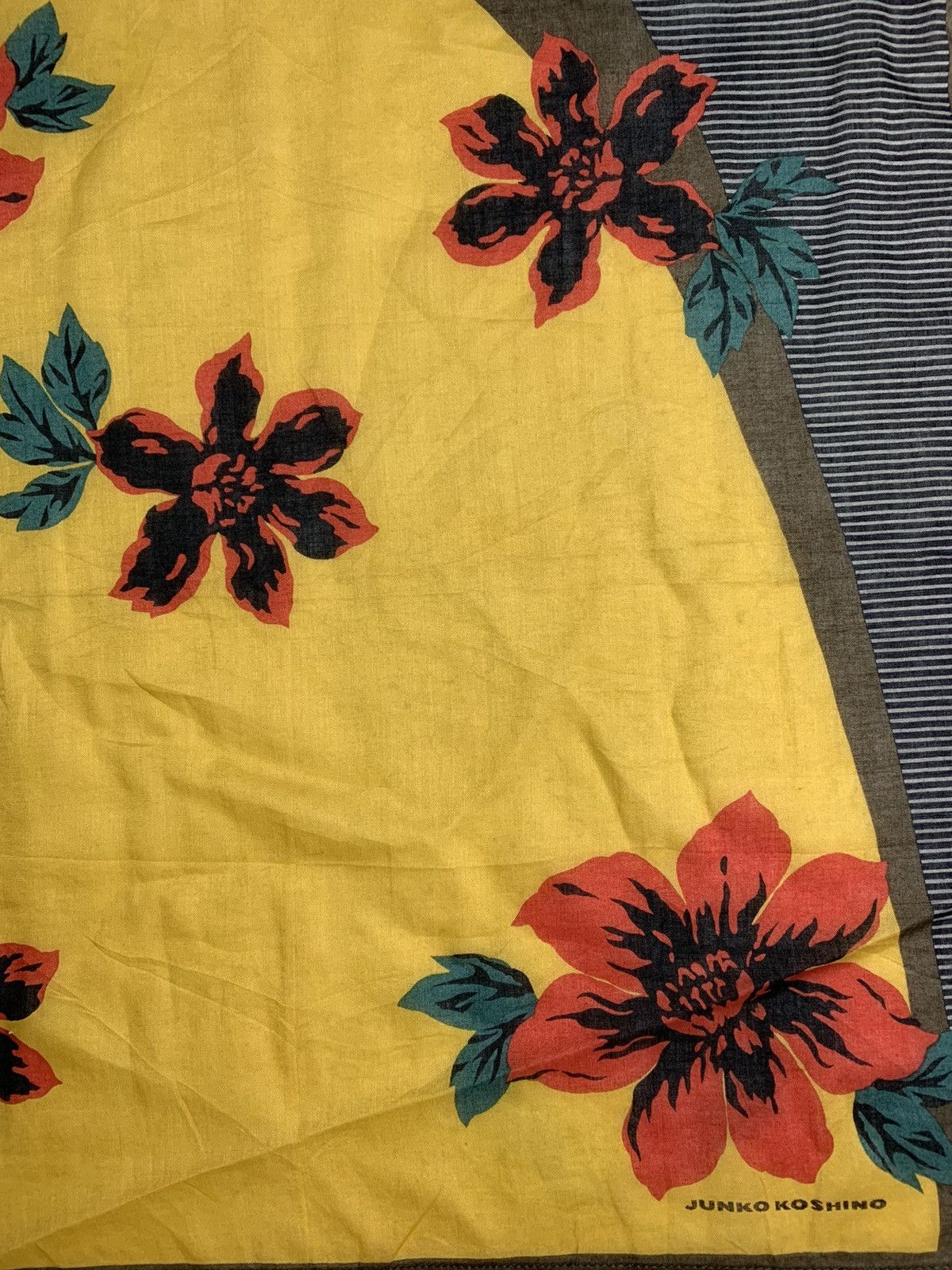 Japanese Brand Junko Koshino Handkerchief/Neckerchief/Bandana Size ONE SIZE - 3 Thumbnail
