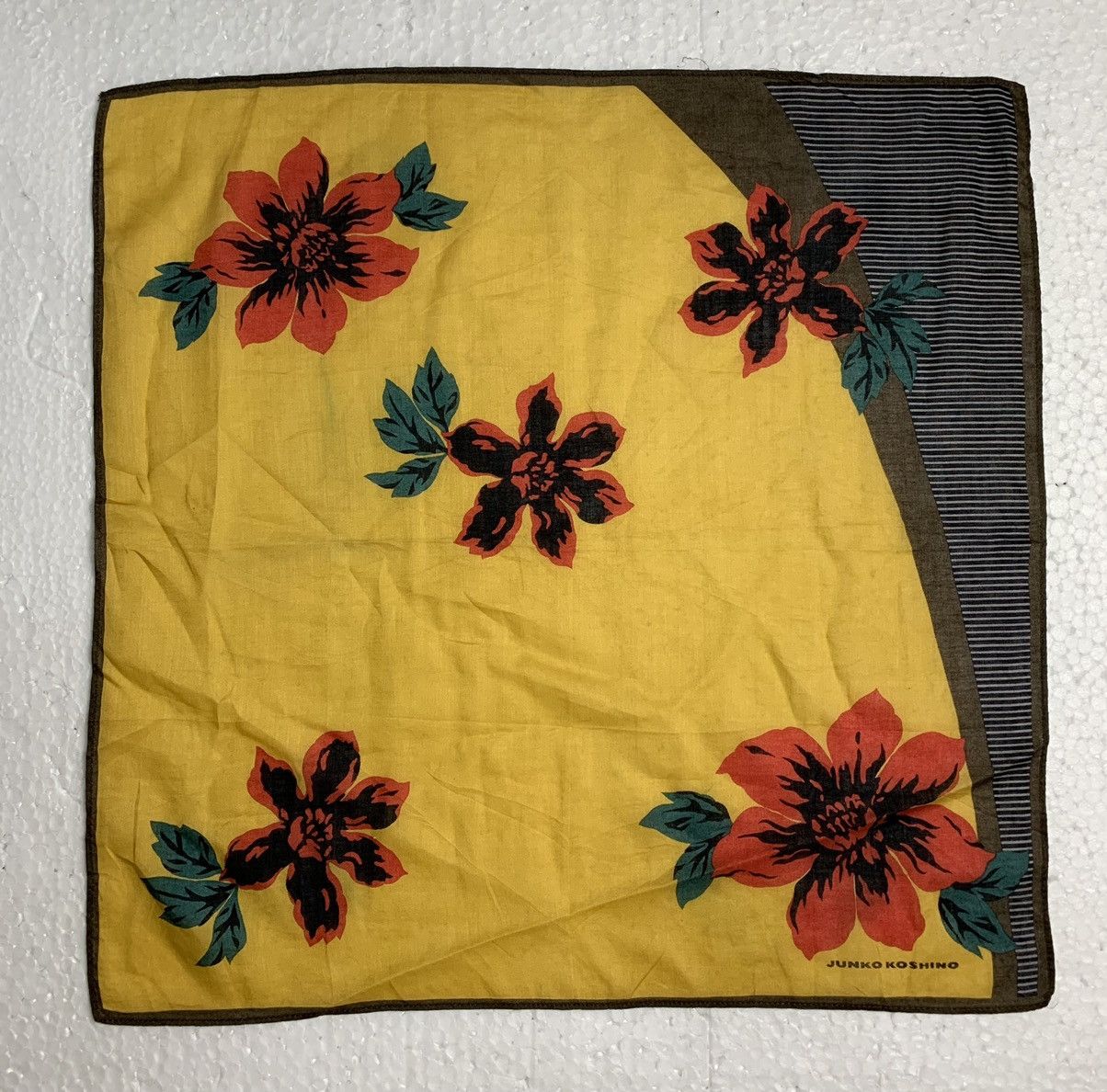 Japanese Brand Junko Koshino Handkerchief/Neckerchief/Bandana Size ONE SIZE - 2 Thumbnail