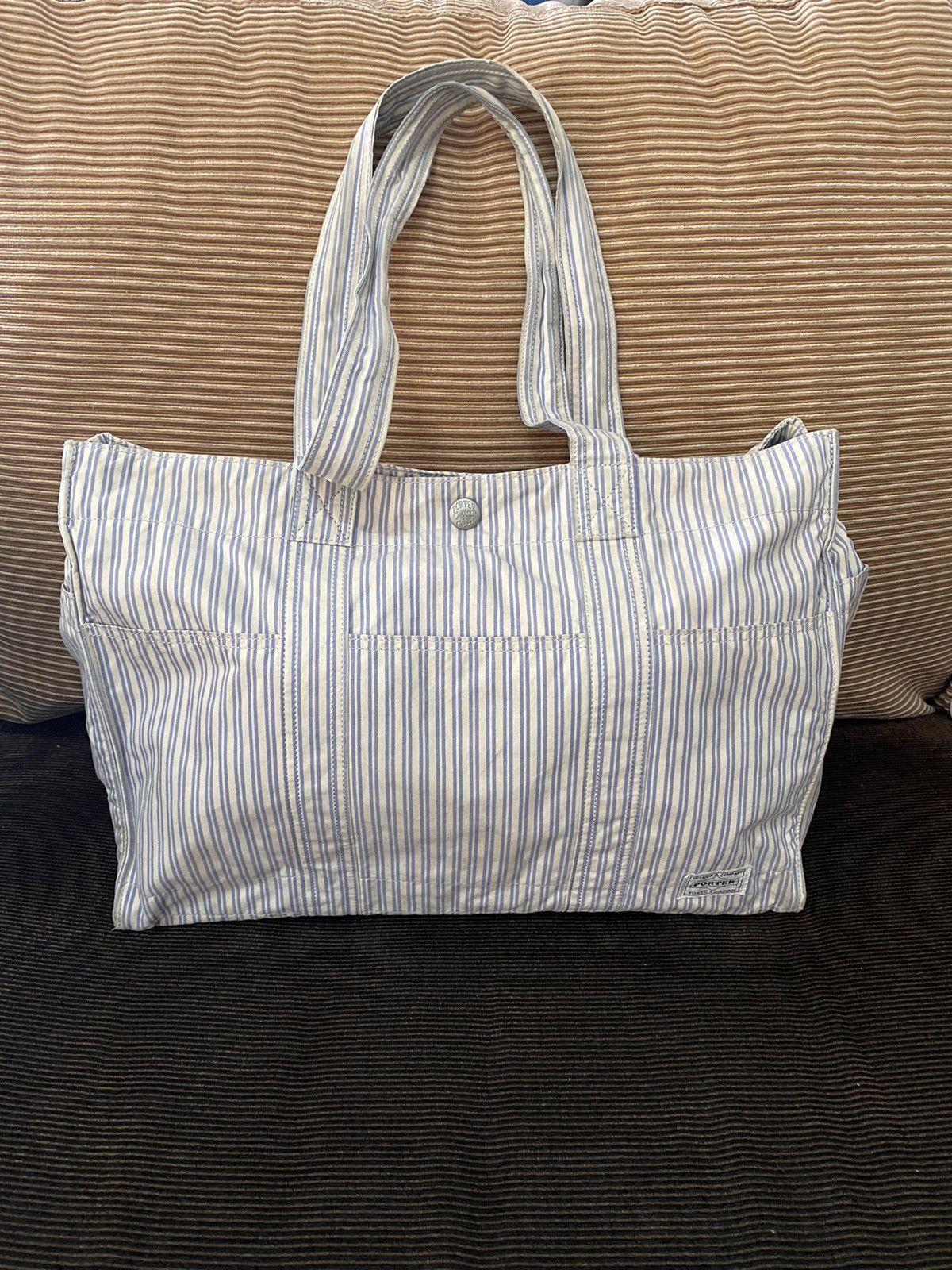 Porter PORTER Yoshida & Co. 10th Anniversary Striped Tote Bag 