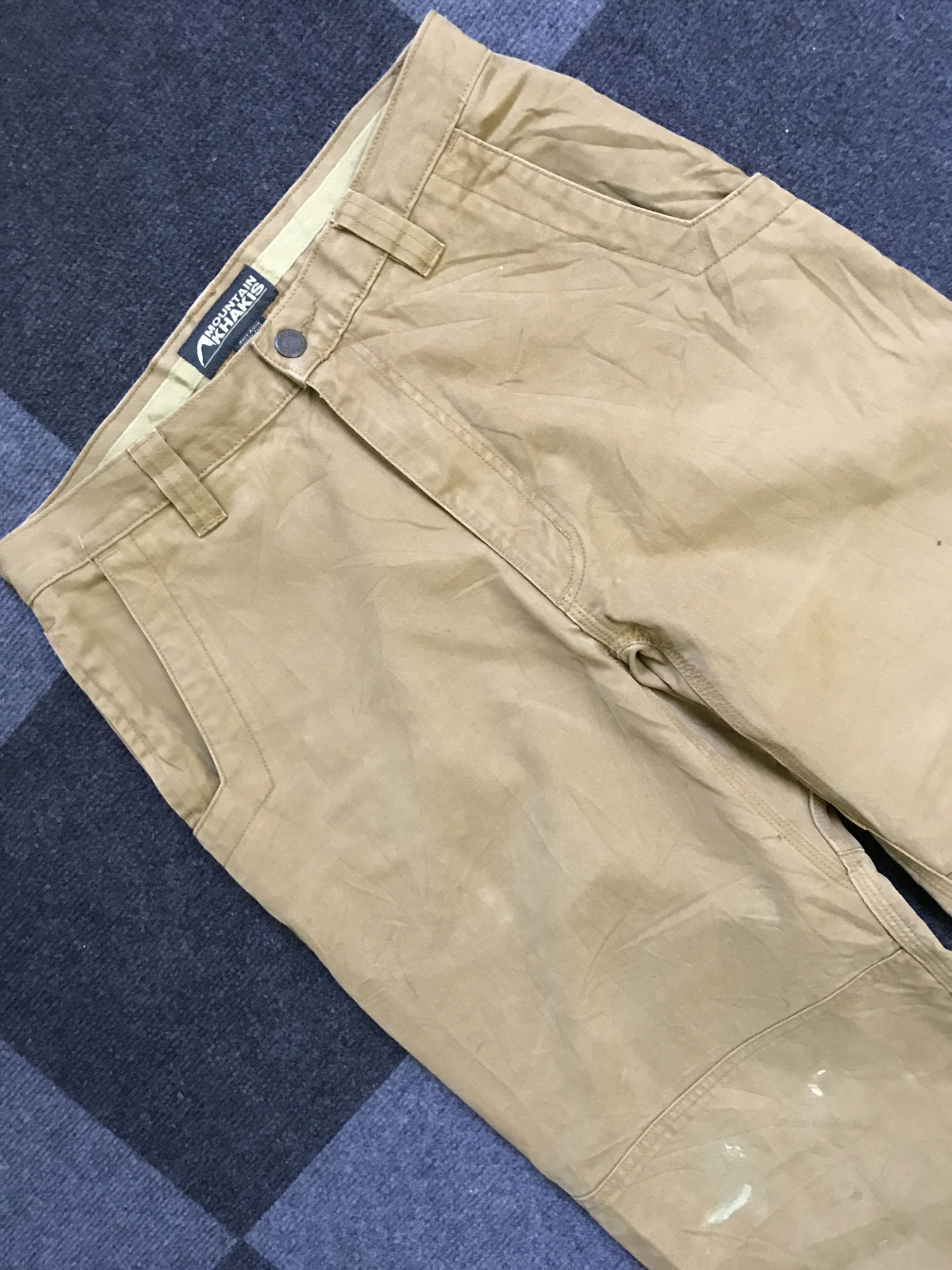 Other CP262 MOUNTAIN KHAKIS Sturdy Duck Canvas Work Carpenter Pant Size US 30 / EU 46 - 2 Thumbnail