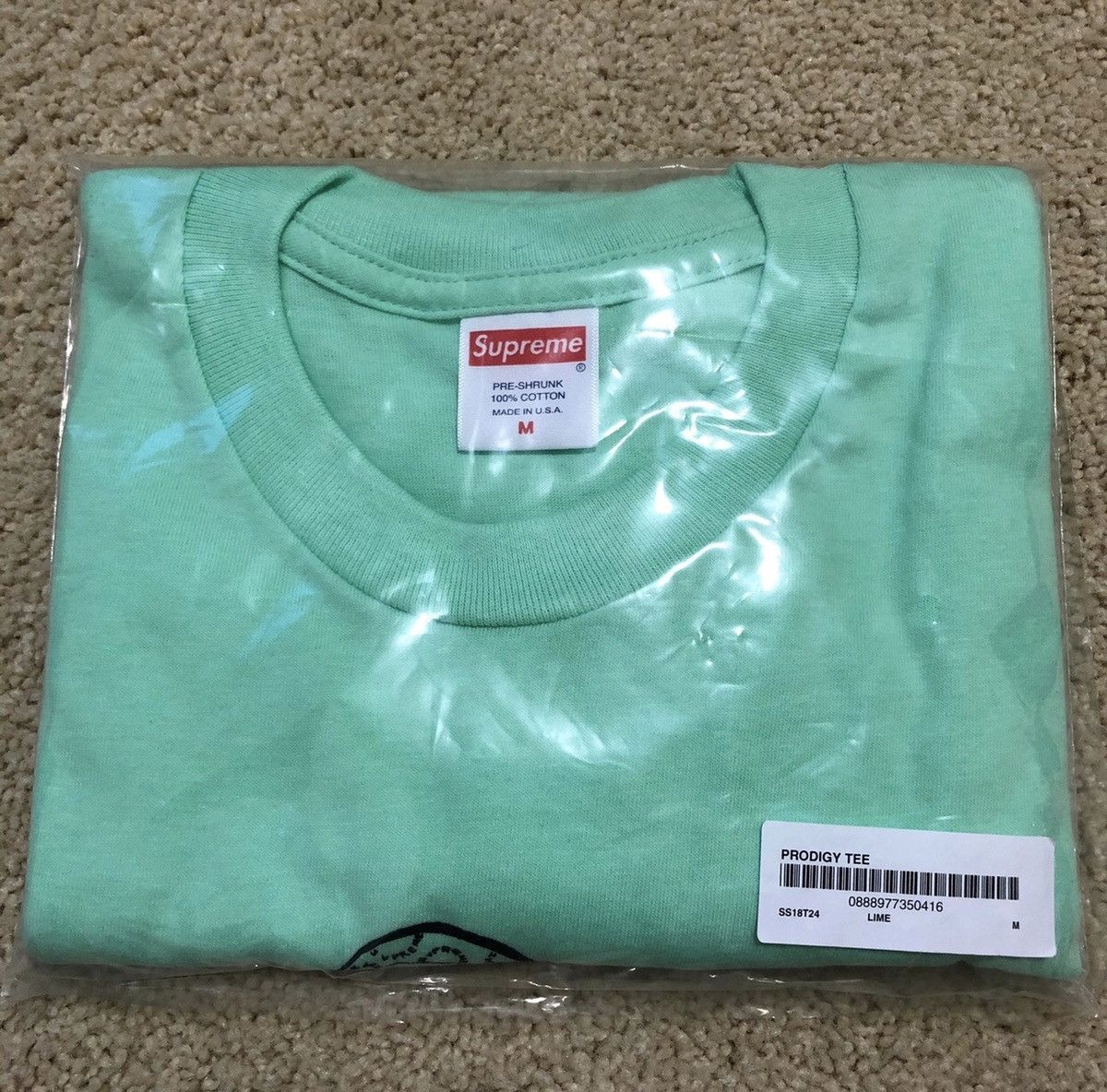 Other BNIB SS18 Supreme Prodigy Tee Mint Green Size US M / EU 48-50 / 2 - 2 Thumbnail