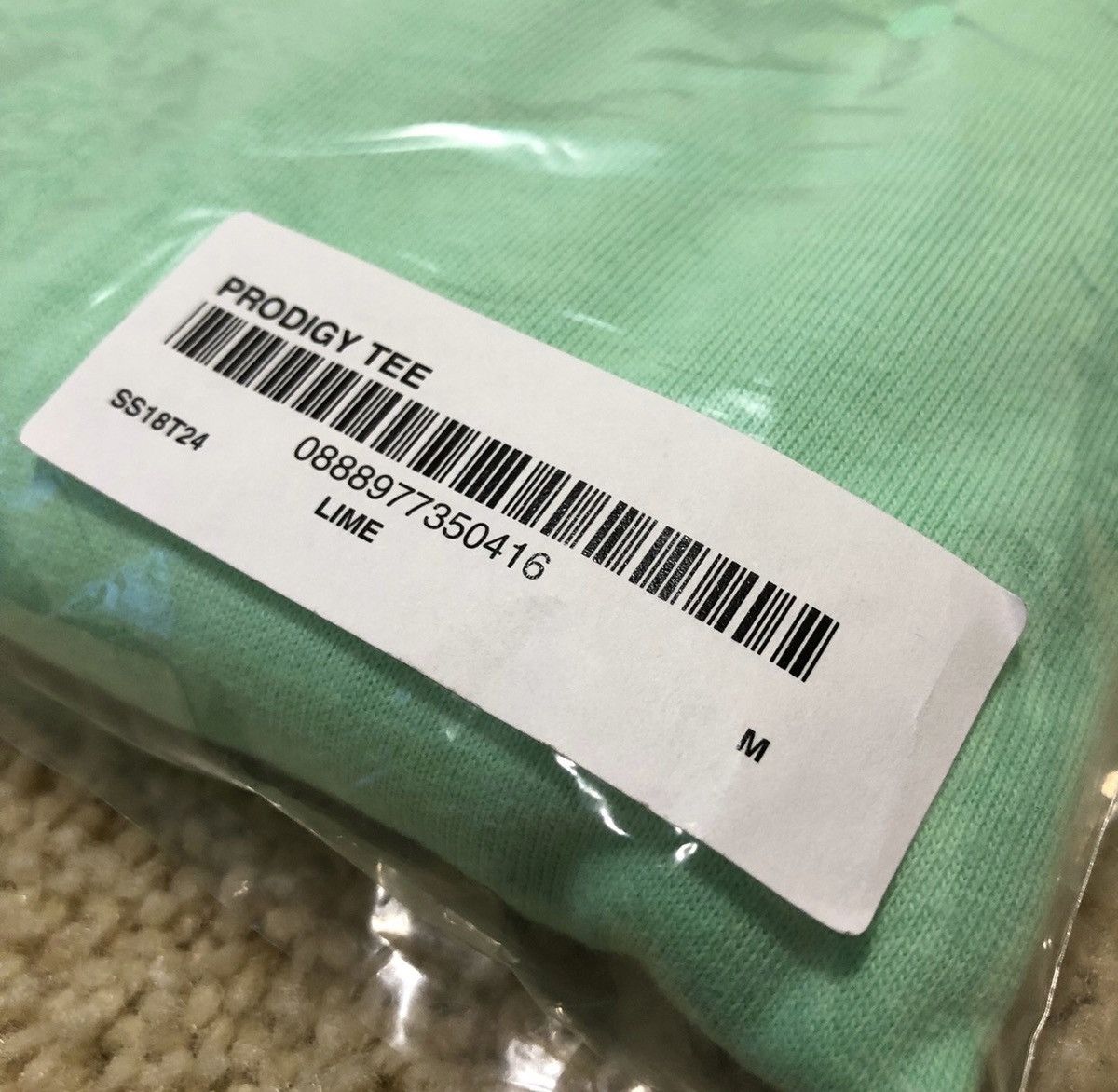Other BNIB SS18 Supreme Prodigy Tee Mint Green Size US M / EU 48-50 / 2 - 4 Thumbnail