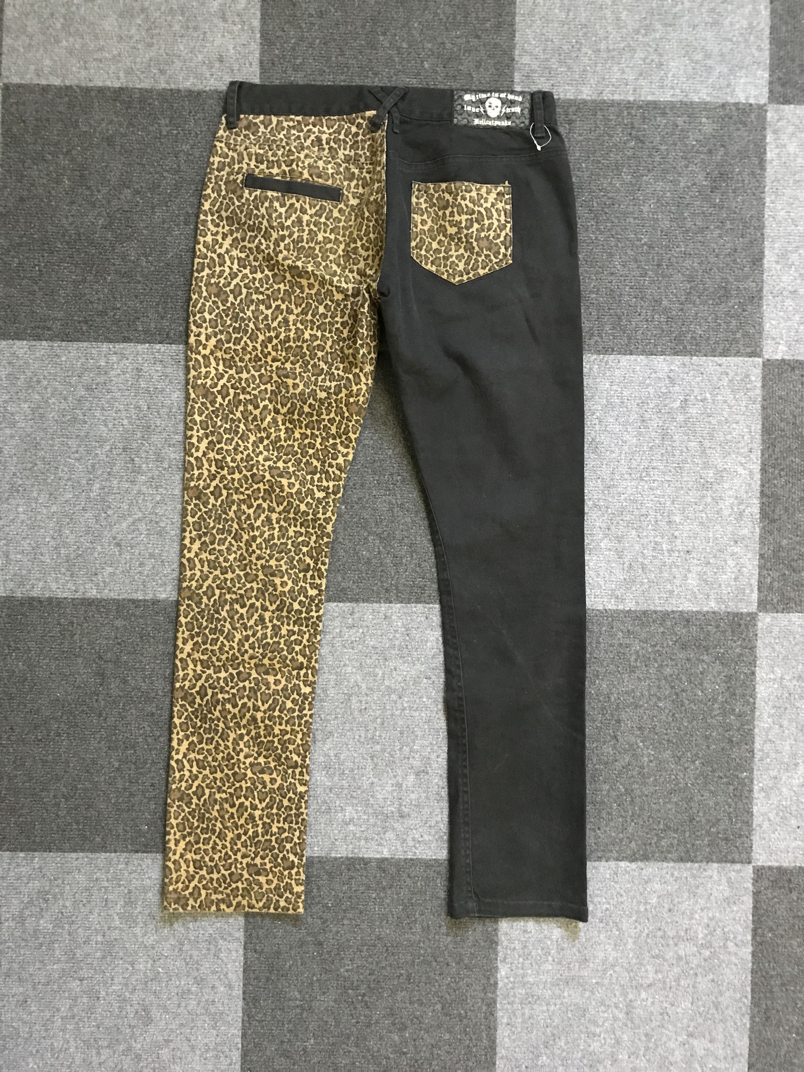 Other P43 HELL CAT PUNKS Leopard Black Cross Punk Pant Size 30" / US 8 / IT 44 - 6 Thumbnail