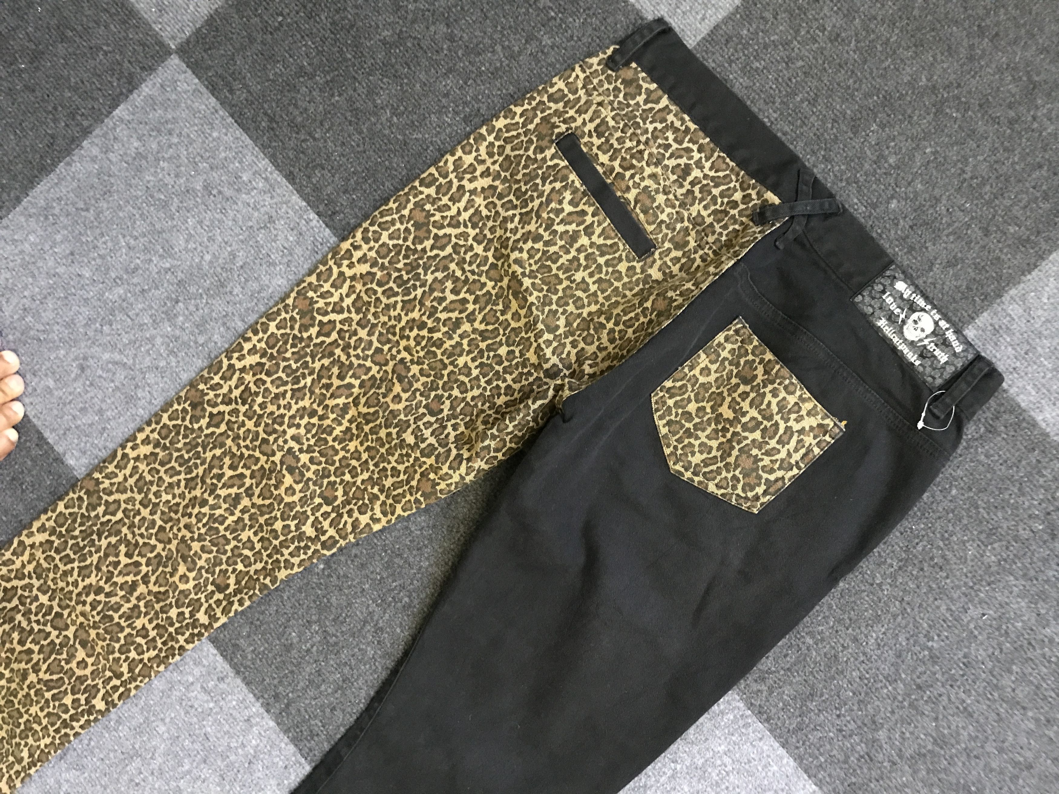 Other P43 HELL CAT PUNKS Leopard Black Cross Punk Pant Size 30" / US 8 / IT 44 - 7 Thumbnail