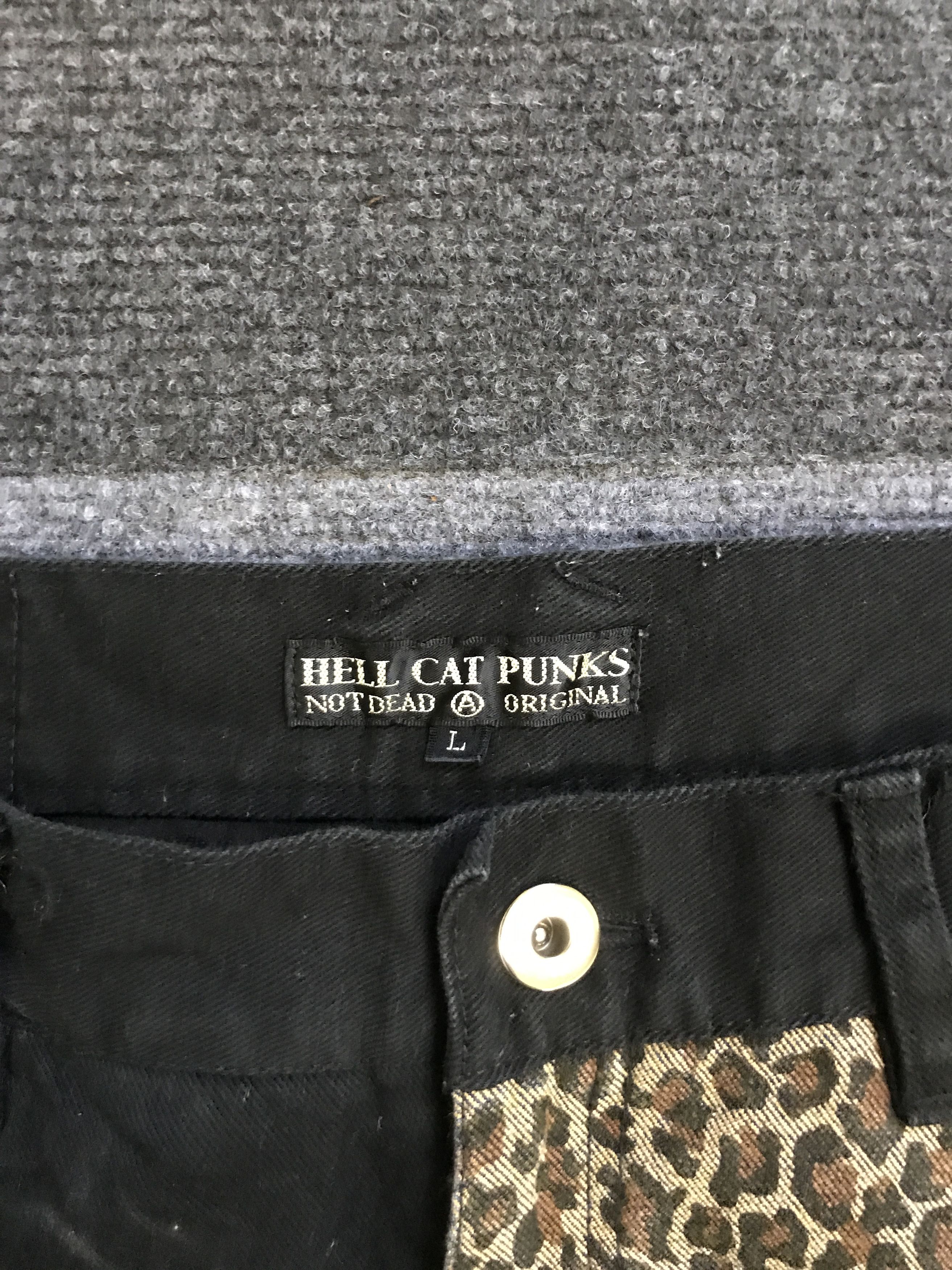 Other P43 HELL CAT PUNKS Leopard Black Cross Punk Pant Size 30" / US 8 / IT 44 - 5 Thumbnail